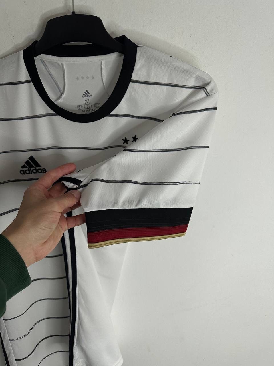 Adidas Germany National Team Adidas Home Jersey 2020/21 White XL Size US XL / EU 56 / 4 - 8 Thumbnail