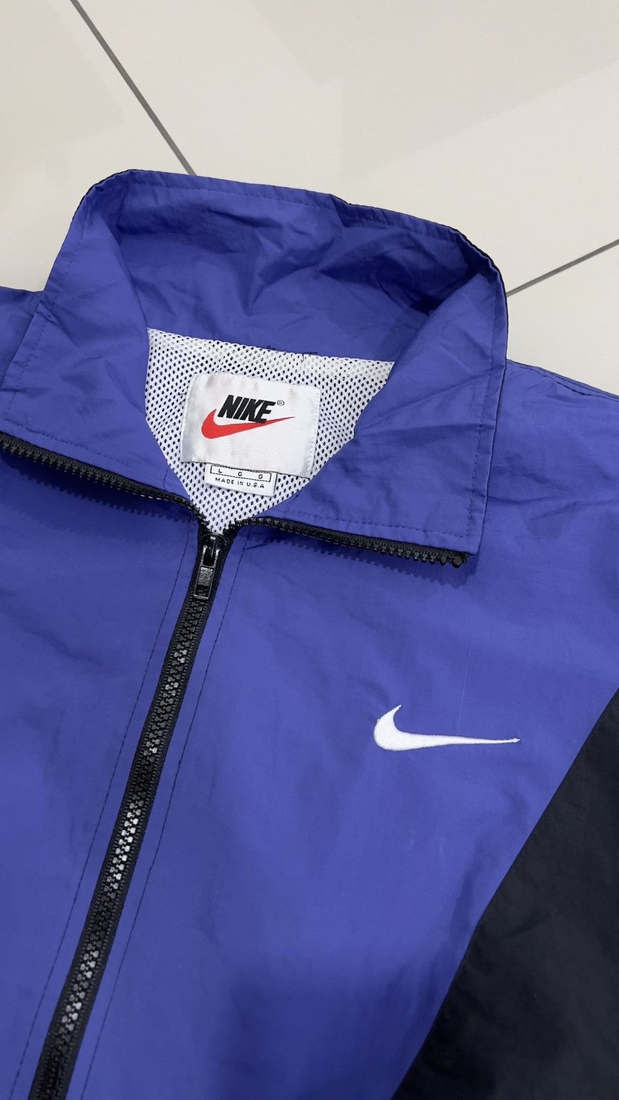 Nike Vtg 90's Nike Windbreaker Size US L / EU 52-54 / 3 - 5 Thumbnail