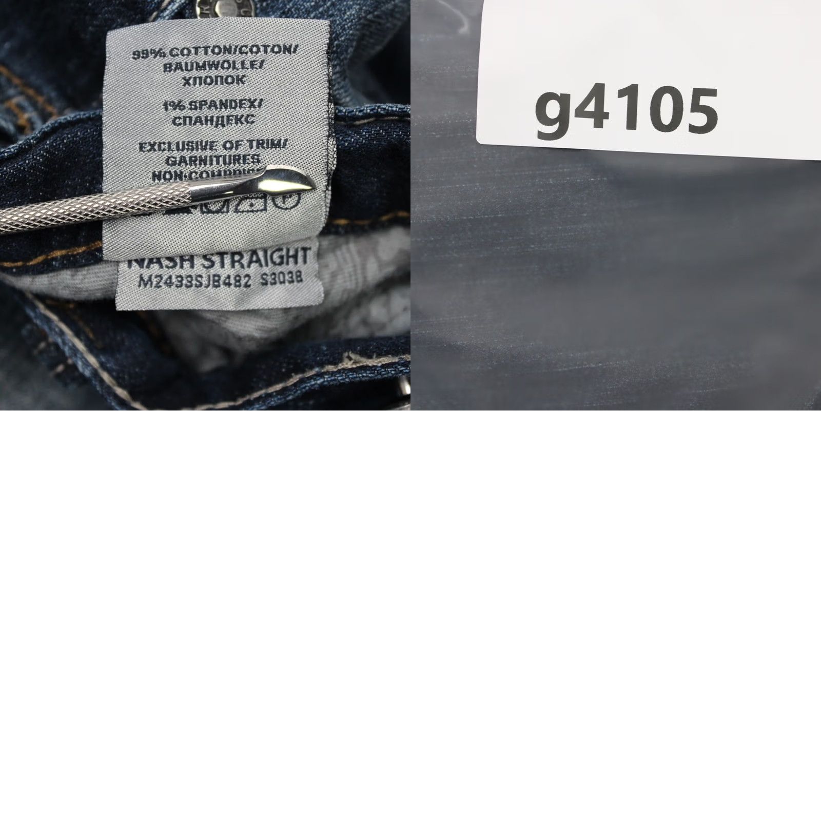 Silver Jeans Co. Silver Jeans Nash Straight Jeans Mens 30x34 Blue 5-Pocket Denim Stretch Regular Slim Fit 90s Hip Hop Cowboy Rock Vintage No Size US 30 / EU 46 - 9 Thumbnail