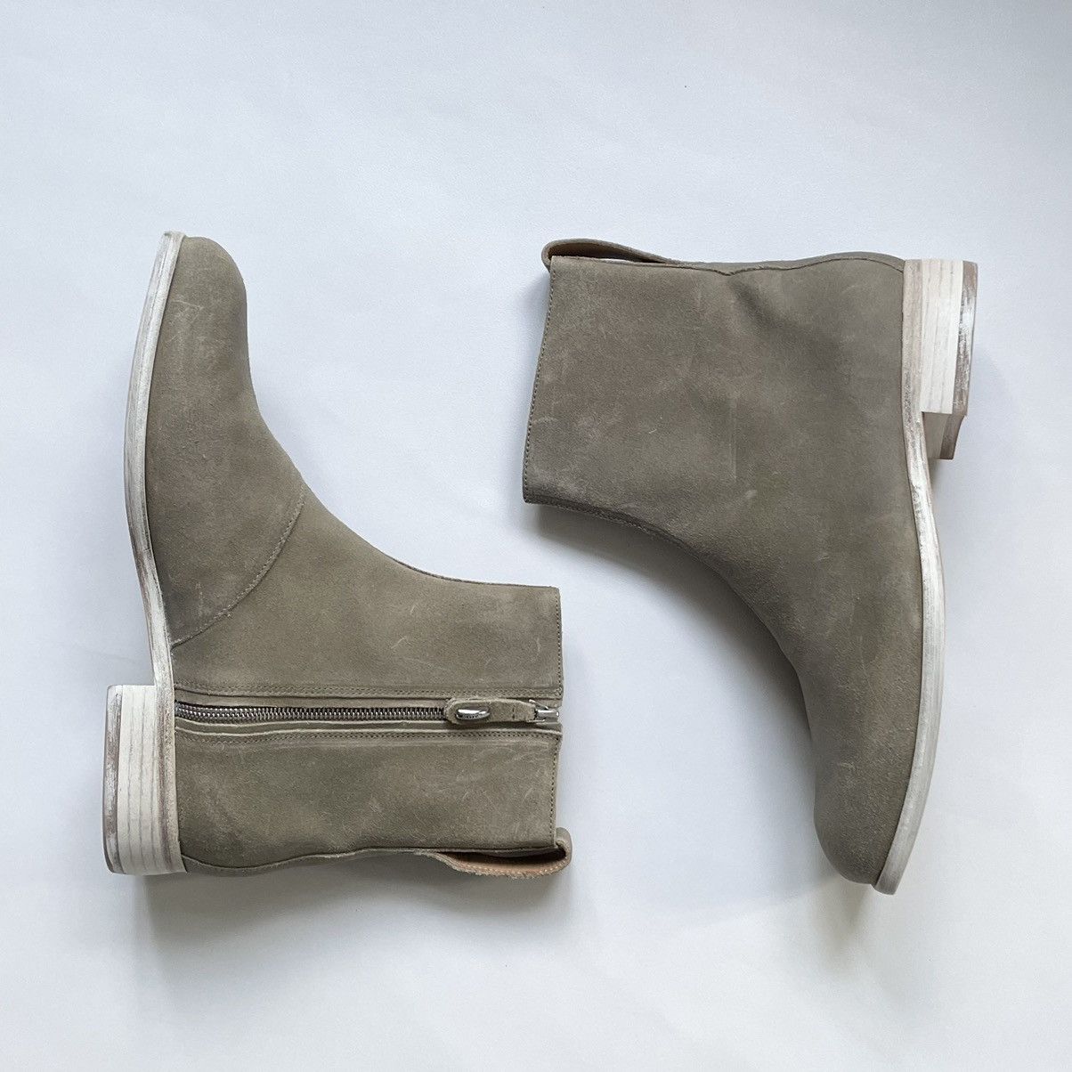 Our Legacy Waxed Suede ‘Michaelis’ Square Toe Boots Size US 9 / EU 42 - 15 Thumbnail