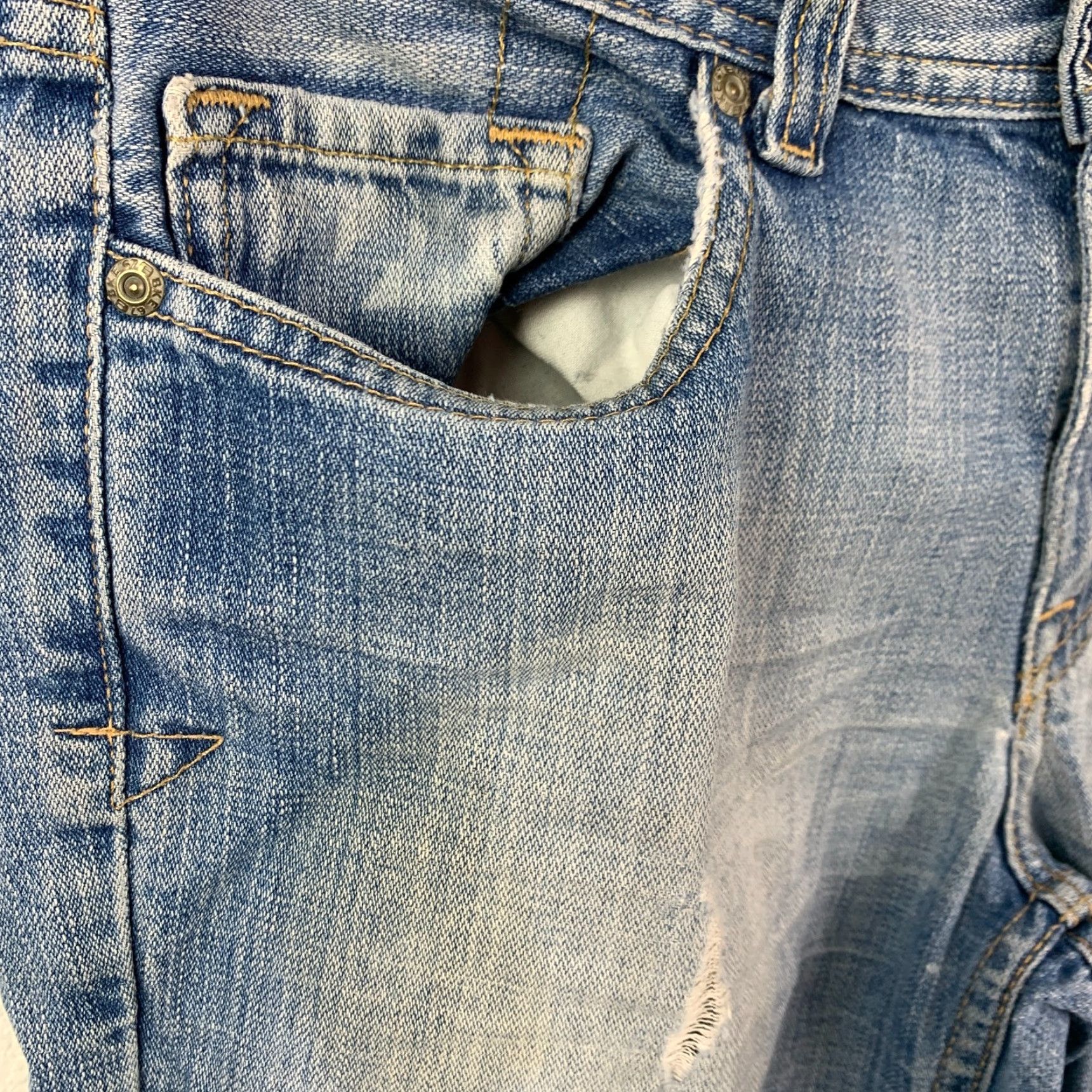 Vintage BKE Carson Jeans Mens 29 Regular Very Worn Size US 29 - 3 Thumbnail
