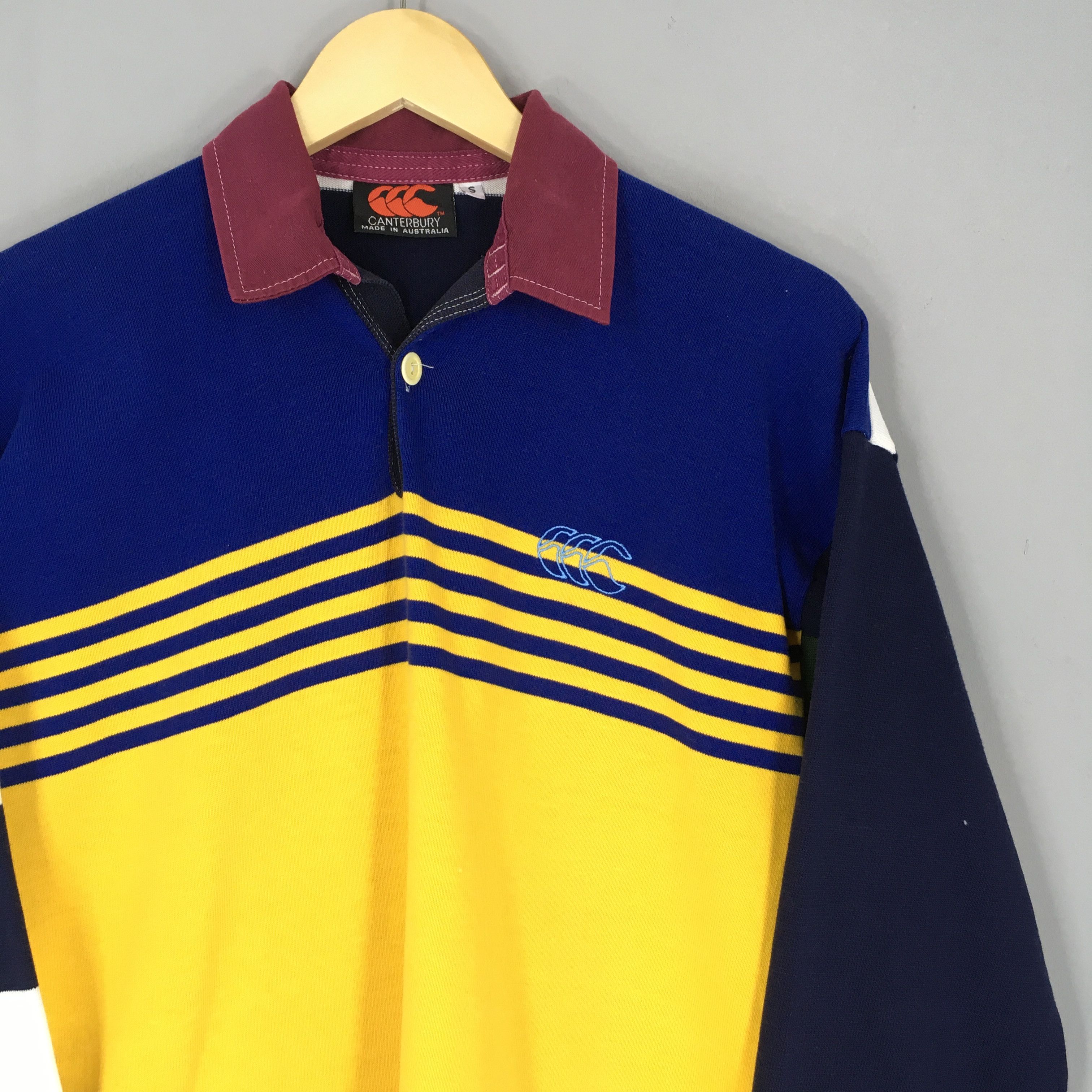 Canterbury of New Zealand Vintage 90s Canterbury Australia Uglies Rugby Shirt Small Size US S / EU 44-46 / 1 - 2 Thumbnail