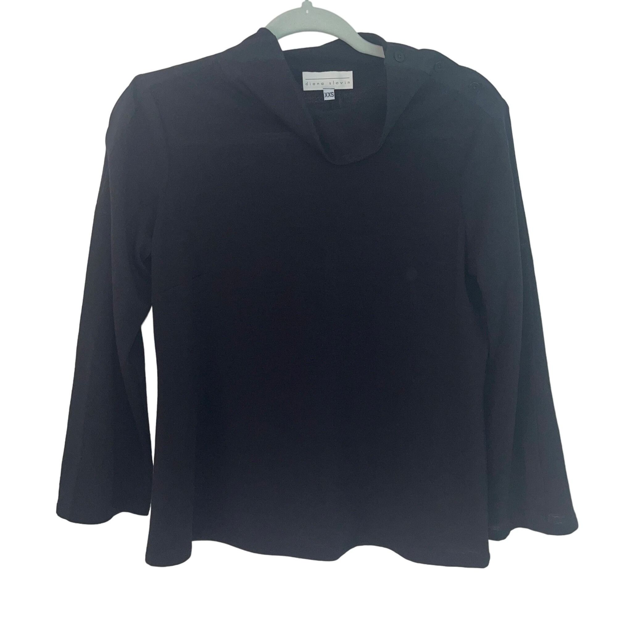 Other Diana Slavin Womens Sweater Size XXS Black Knit Size XXS / US 00 / IT 34 - 1 Thumbnail