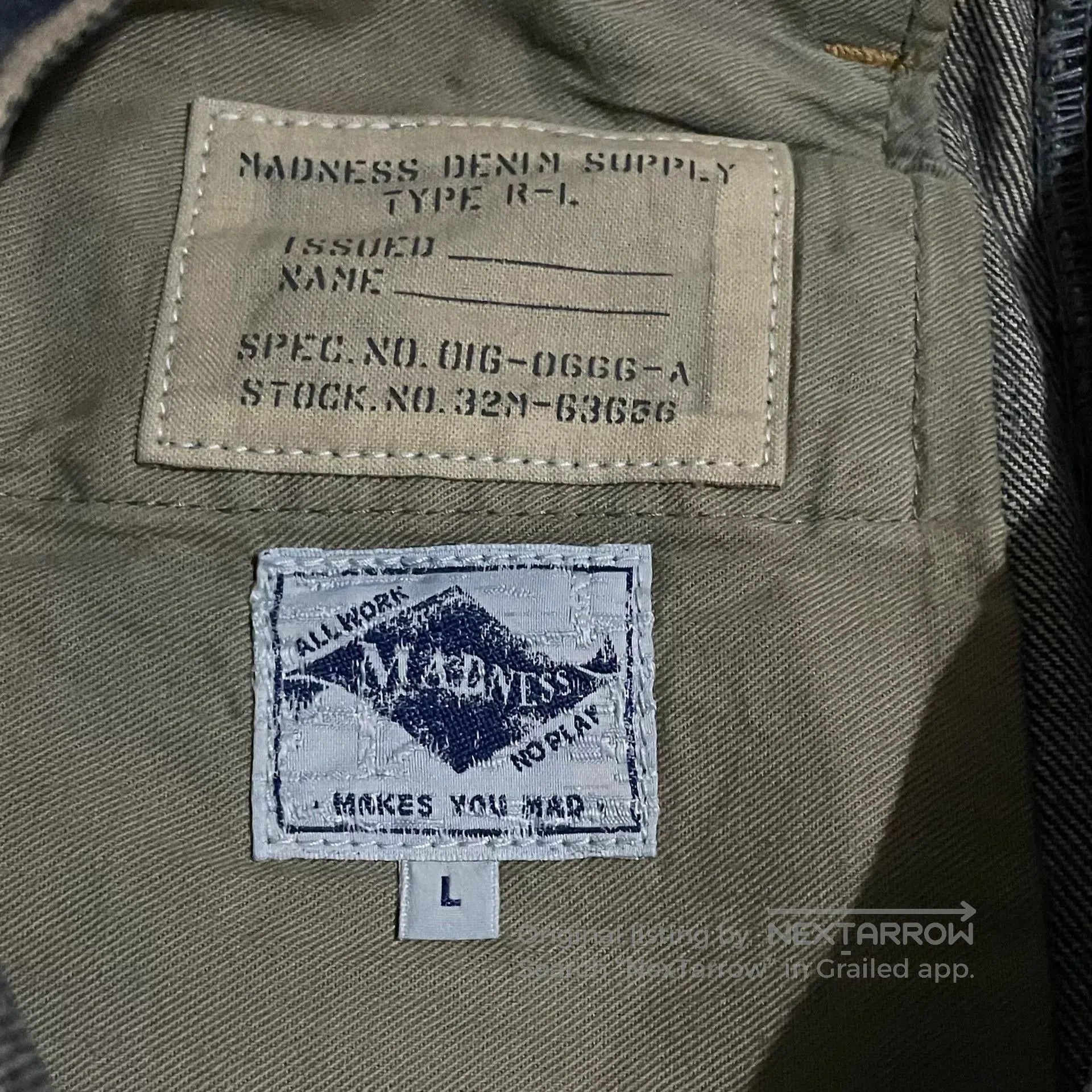 Madness MADNESS 18AW Slash 1.0 Long Jeans. Size US 28 / EU 44 - 7 Thumbnail