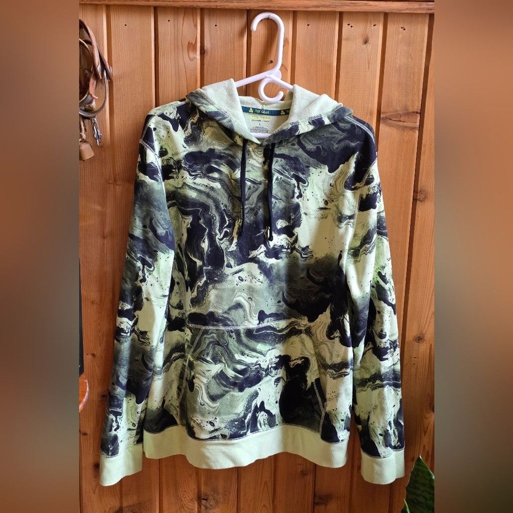 Tek Gear Tek Gear Men's Green and Black Hoodie Size US L / EU 52-54 / 3 - 1 Thumbnail