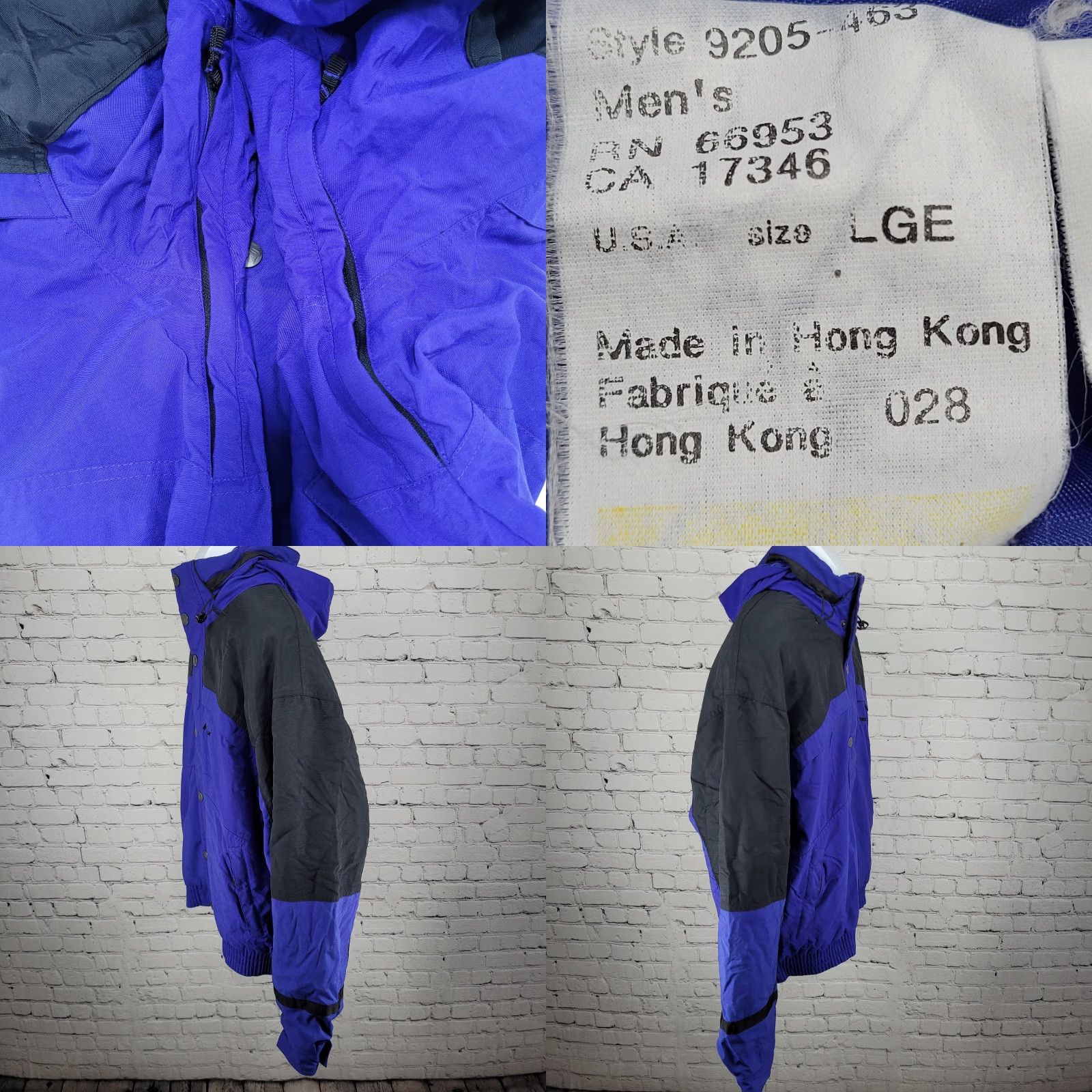 Vintage VINTAGE TYROLIA TYROLIA Celtech Waterproof Hooded Insulated Ski Jacket Large L Blue Men Jacket Size US L / EU 52-54 / 3 - 11 Thumbnail