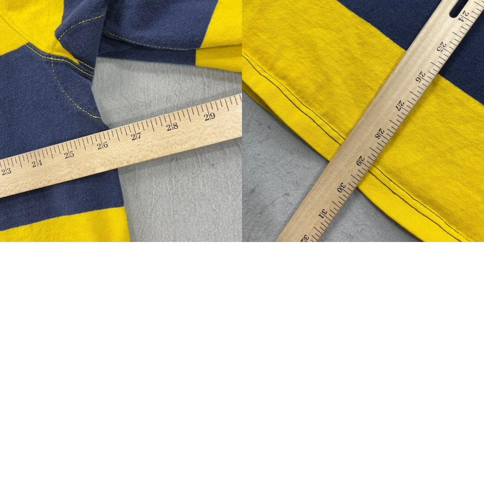 Polo Ralph Lauren VINTAGE Polo Ralph Lauren Shirt Mens XL Yellow Rugby Custom Crossed Mallets 90s Size US XL / EU 56 / 4 - 8 Thumbnail