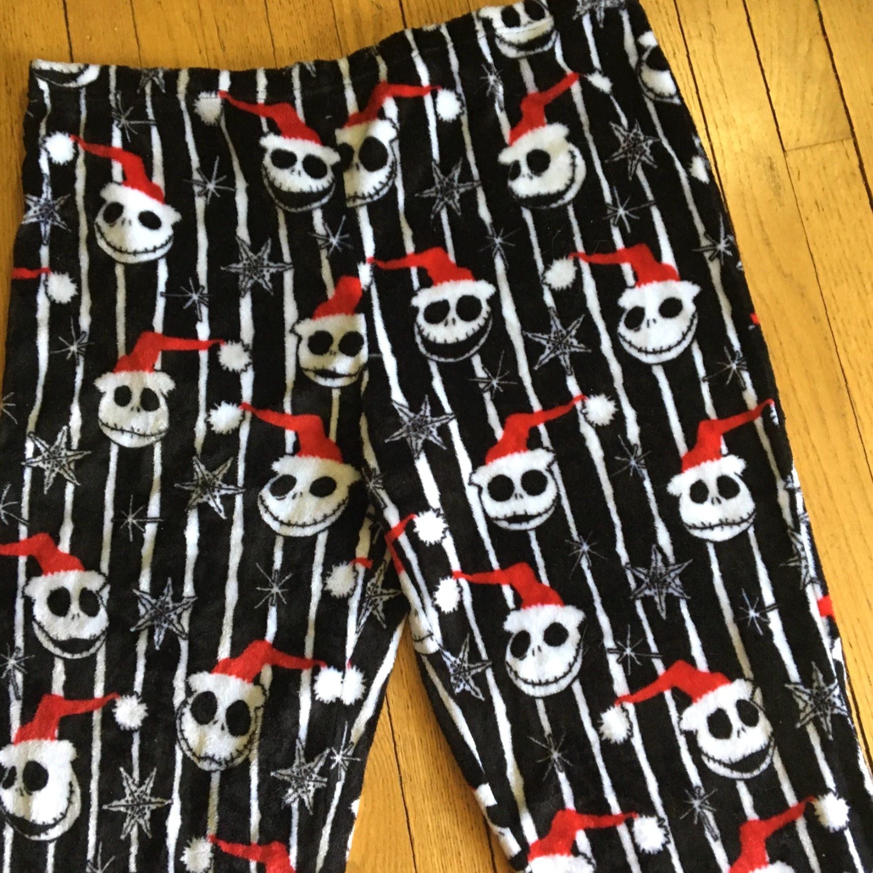 Disney Disney Sleepwear Pants 22W-24W Black Nightmare Before Christmas Jack Skellington Unisex Pajama Capris Size 40" / US 18 - 3 Thumbnail