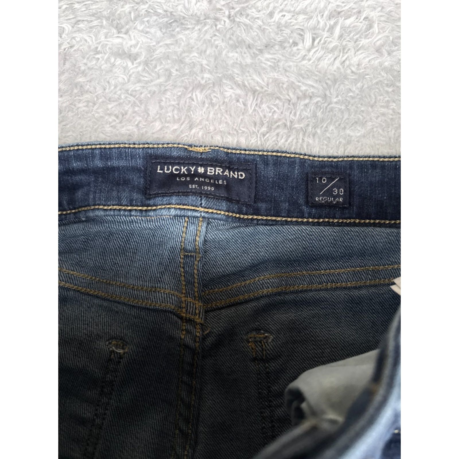 Lucky Brand Lucky Brand Jean Women 10 BlueDenim Lolita Bootcut Low Rise Cotton Blend 30x29 Women Size 32" / US 10 / IT 46 - 6 Thumbnail