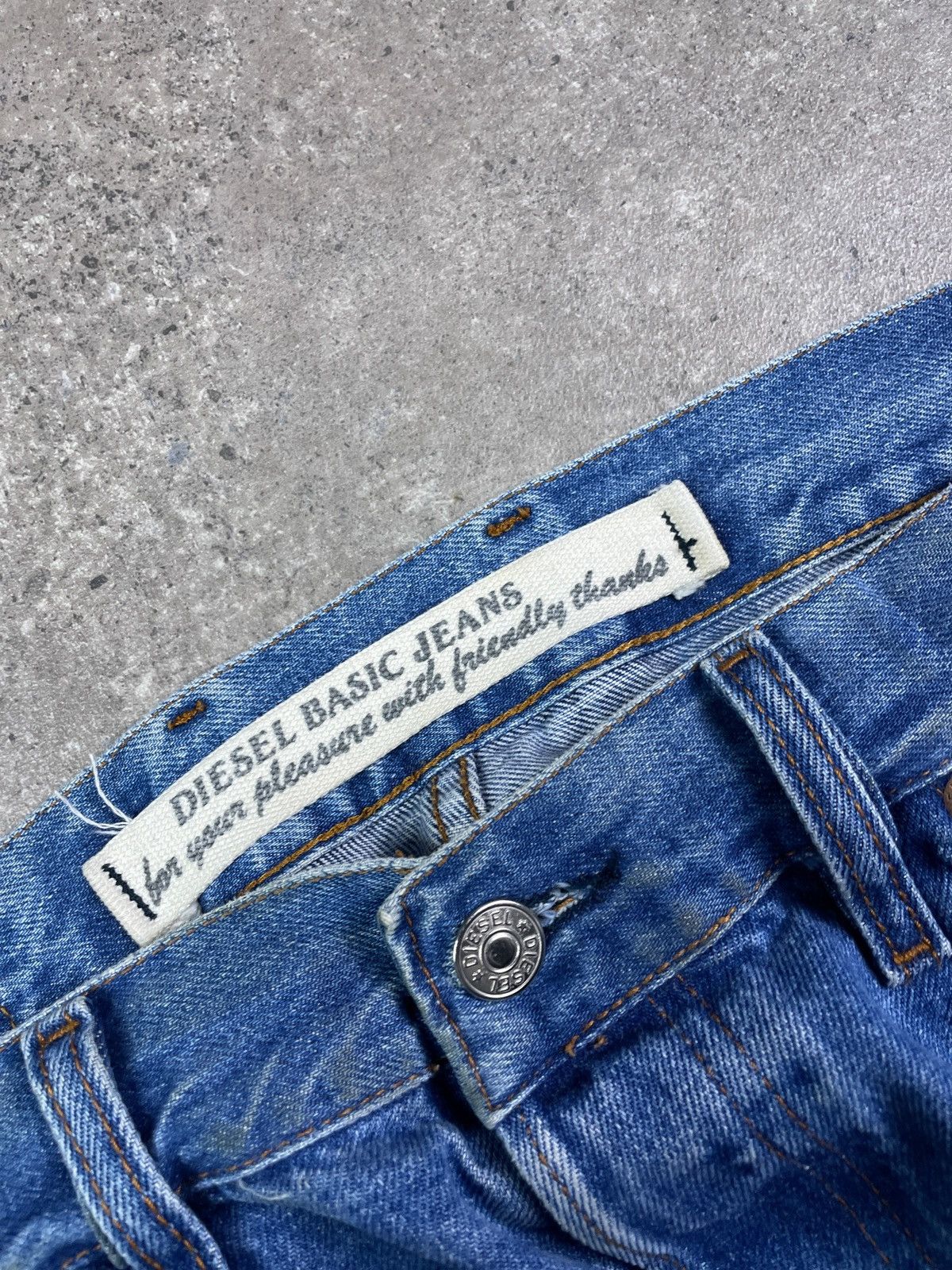 Diesel × Vintage Vintage y2k Diesel Denim Baggy hop Pants Size US 38 / EU 54 - 6 Thumbnail