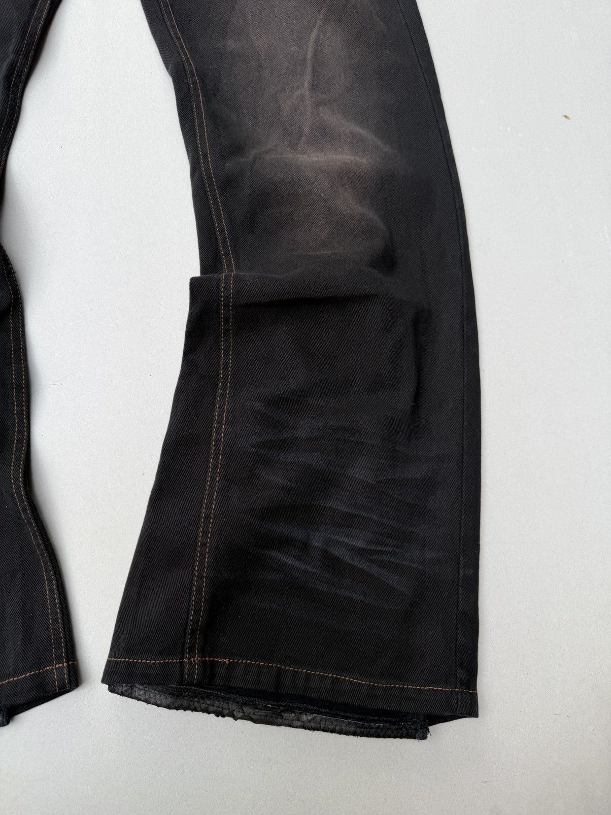 LOWBOX COX Lace up flare jeans Size US 30 / EU 46 - 3 Thumbnail
