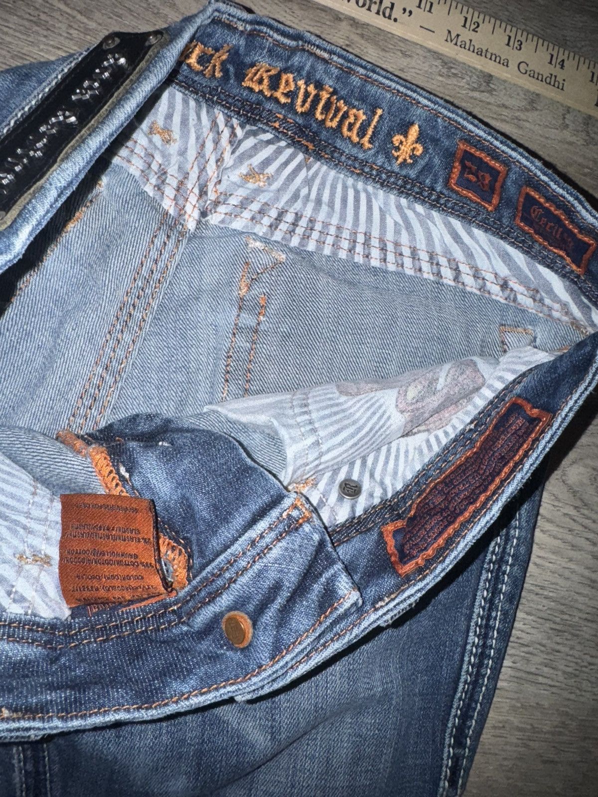 Rock Revival ROCK REVIVAL - CECILIA STRAIGHT Early 2000’s Y2K Low-waisted Size 28" / US 6 / IT 42 - 9 Thumbnail