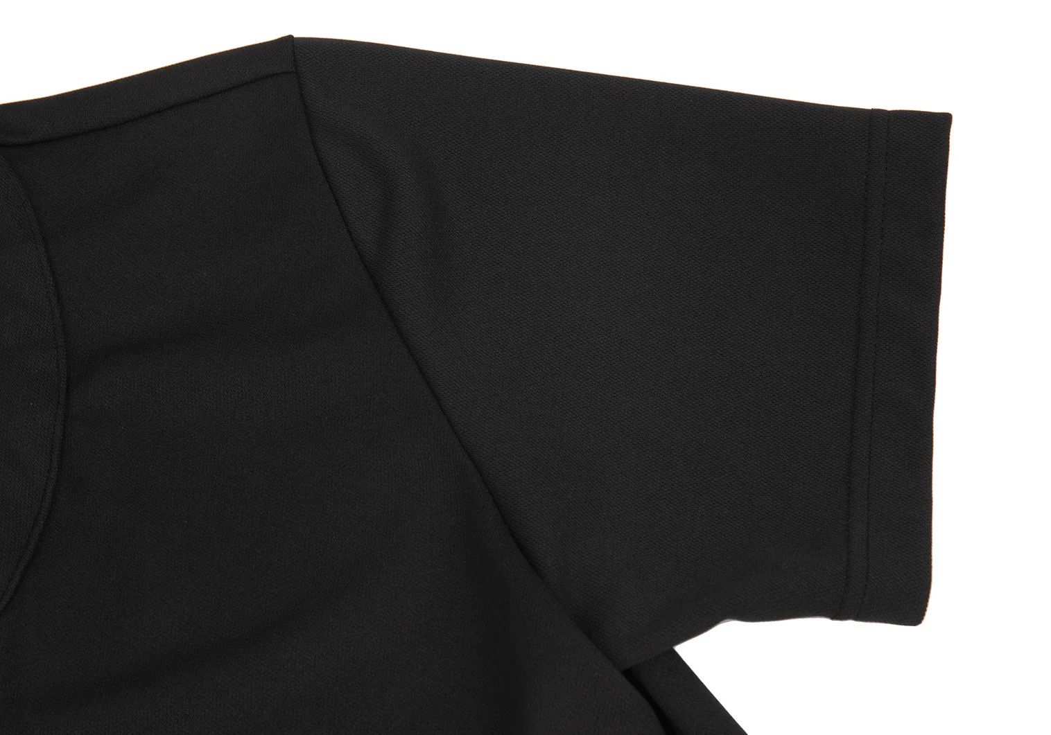 Comme des Garcons Homme Plus Polyester Trimmed Short Sleeve Cardigan in Black, Size S Size US S / EU 44-46 / 1 - 4 Thumbnail