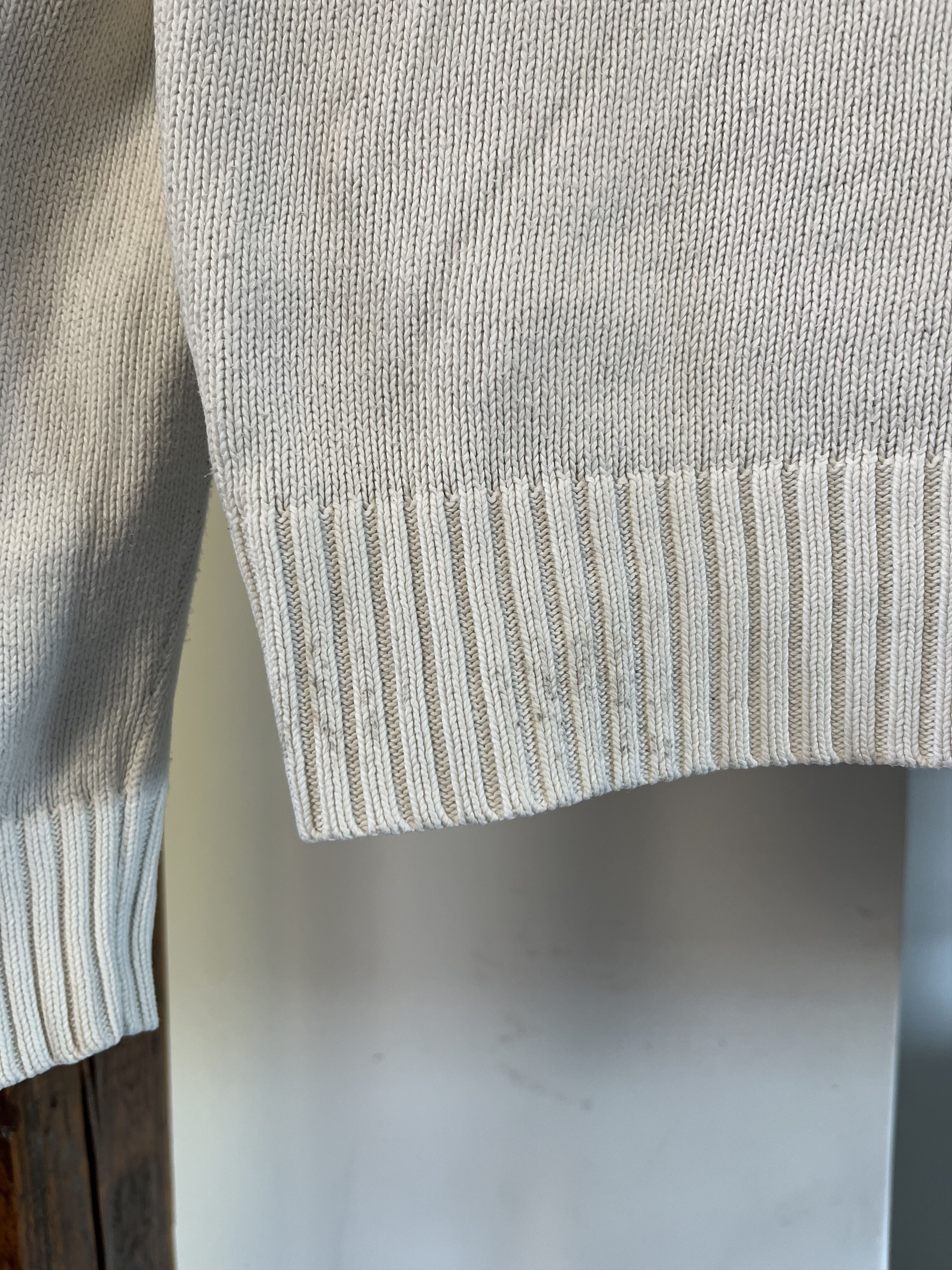 Polo Ralph Lauren Polo Ralph Lauren White Cotton Knitwear Old Money Size US S / EU 44-46 / 1 - 5 Thumbnail