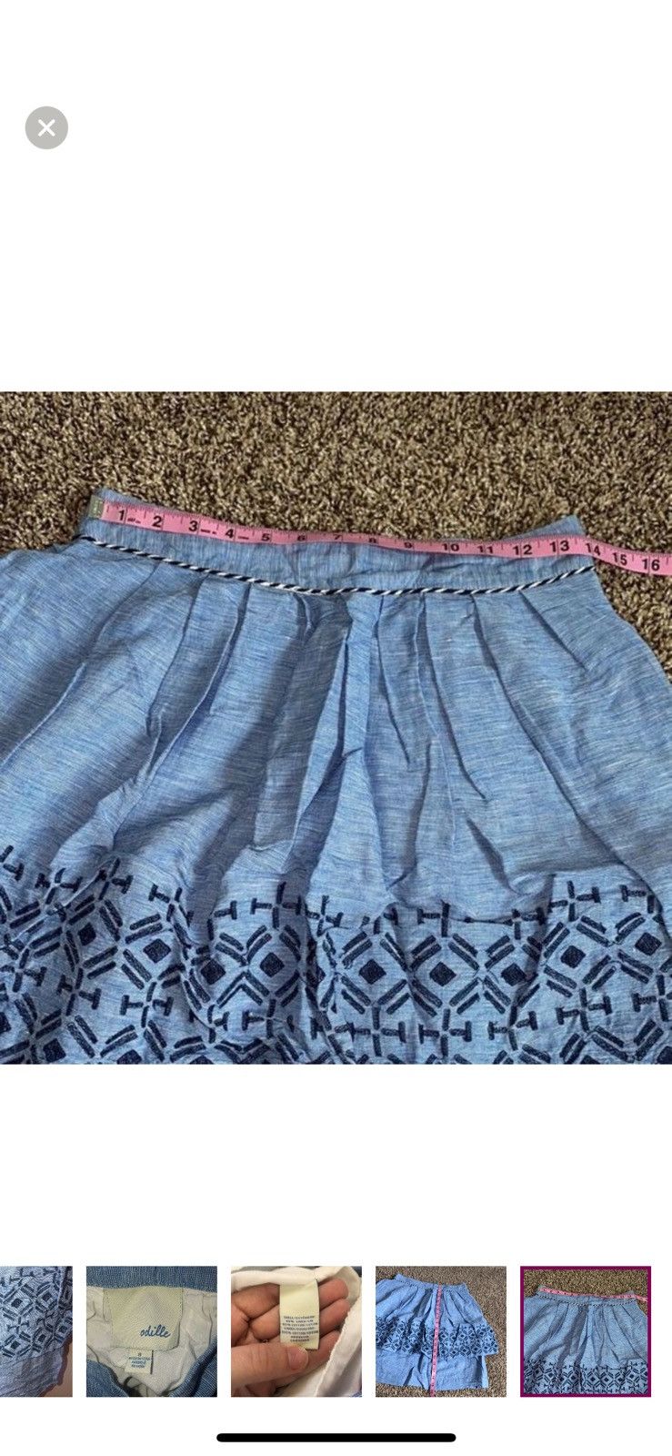 Anthropologie Anthropologie odille alpine dream skirt size 8 Size 30" / US 8 / IT 44 - 7 Thumbnail