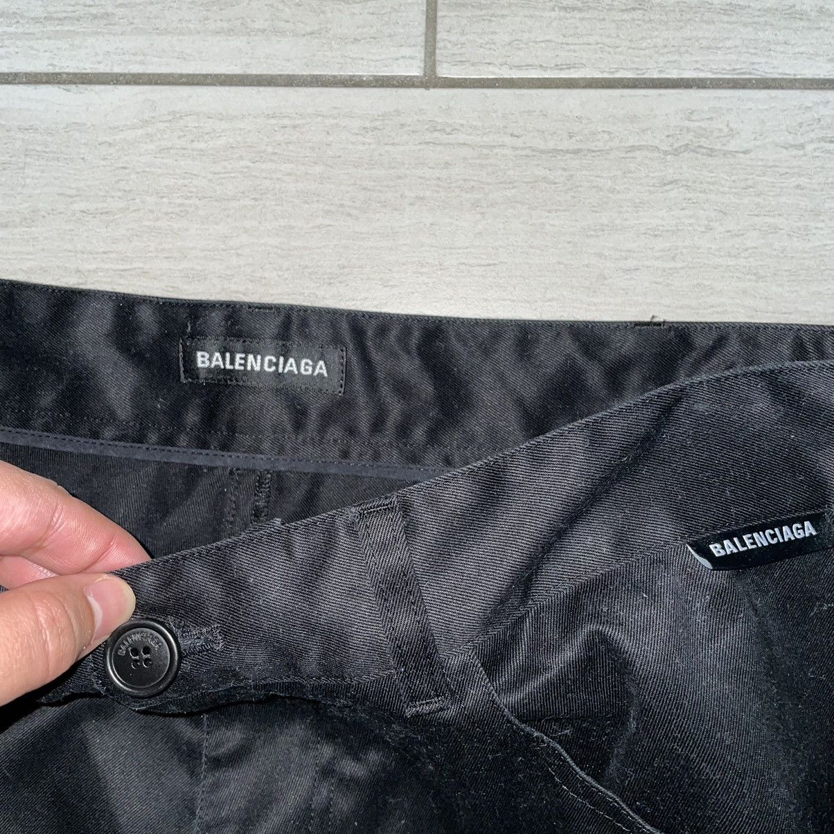 Balenciaga Balenciaga Boot Cut Black Pant / Chinos Size US 33 - 6 Thumbnail