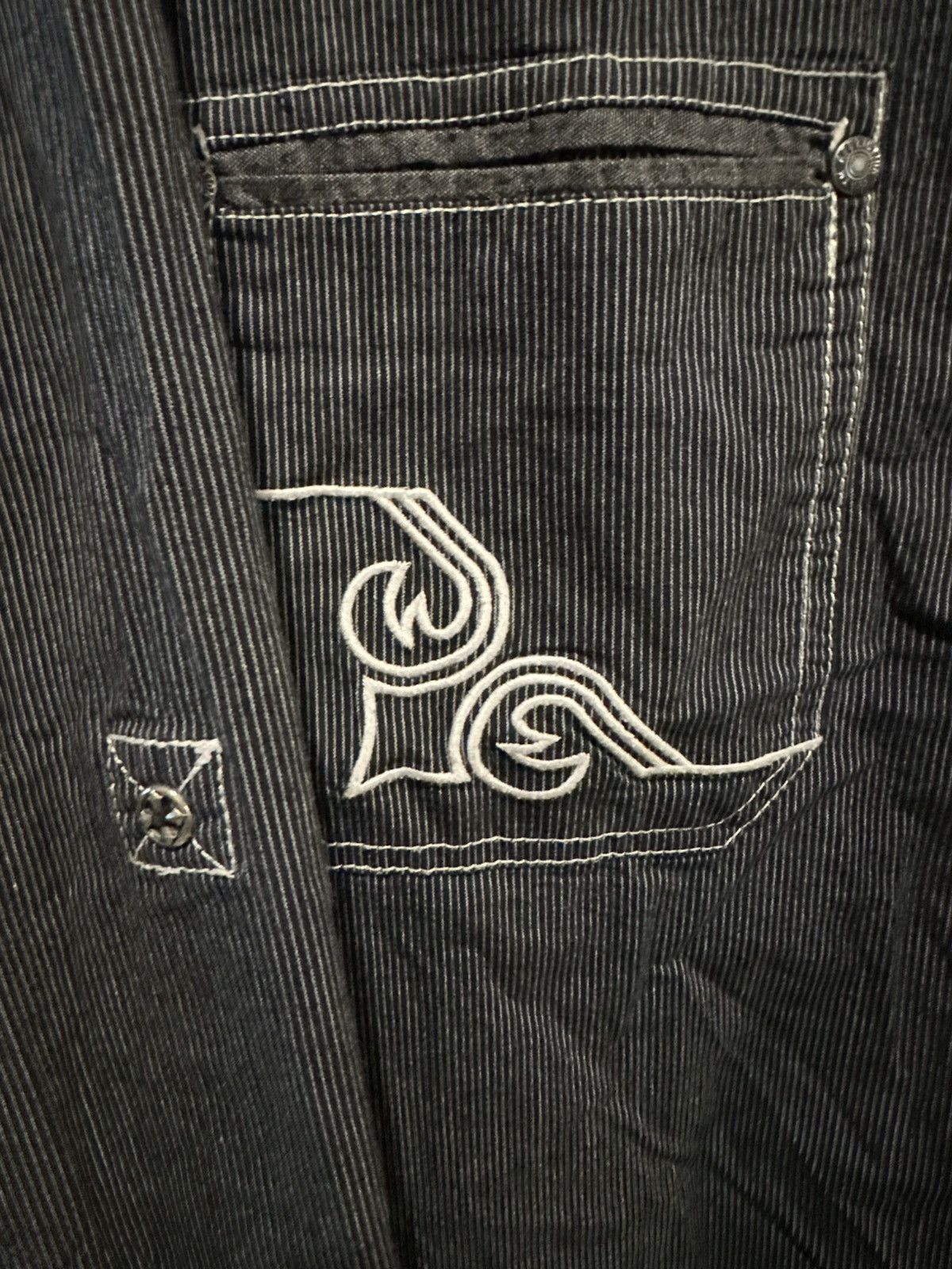 Affliction Black pinstripe Affliction button up long sleeve Size US L / EU 52-54 / 3 - 2 Thumbnail