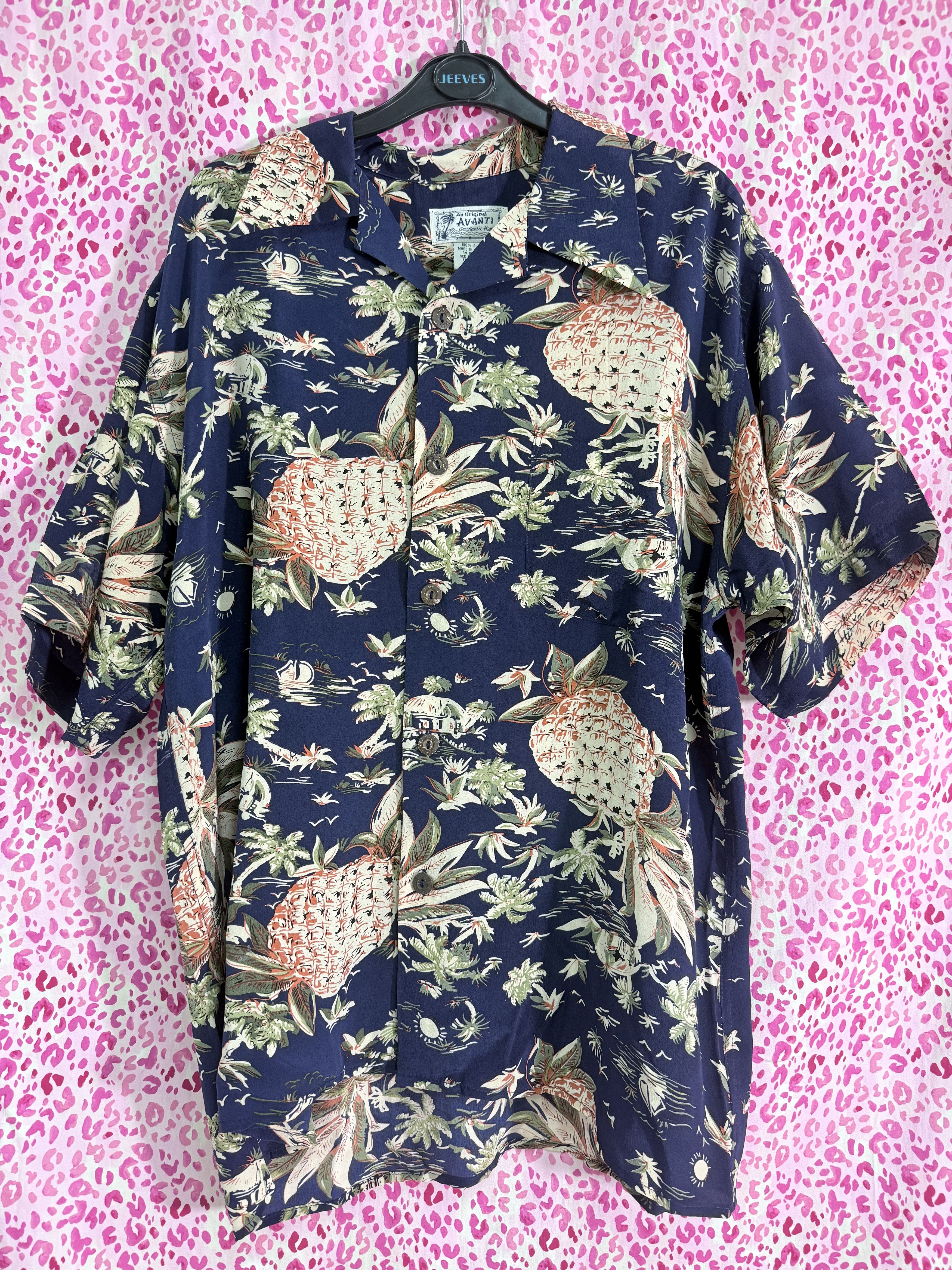 Other Avanti Silk Hawaiian Shirt Size US M / EU 48-50 / 2 - 1 Thumbnail
