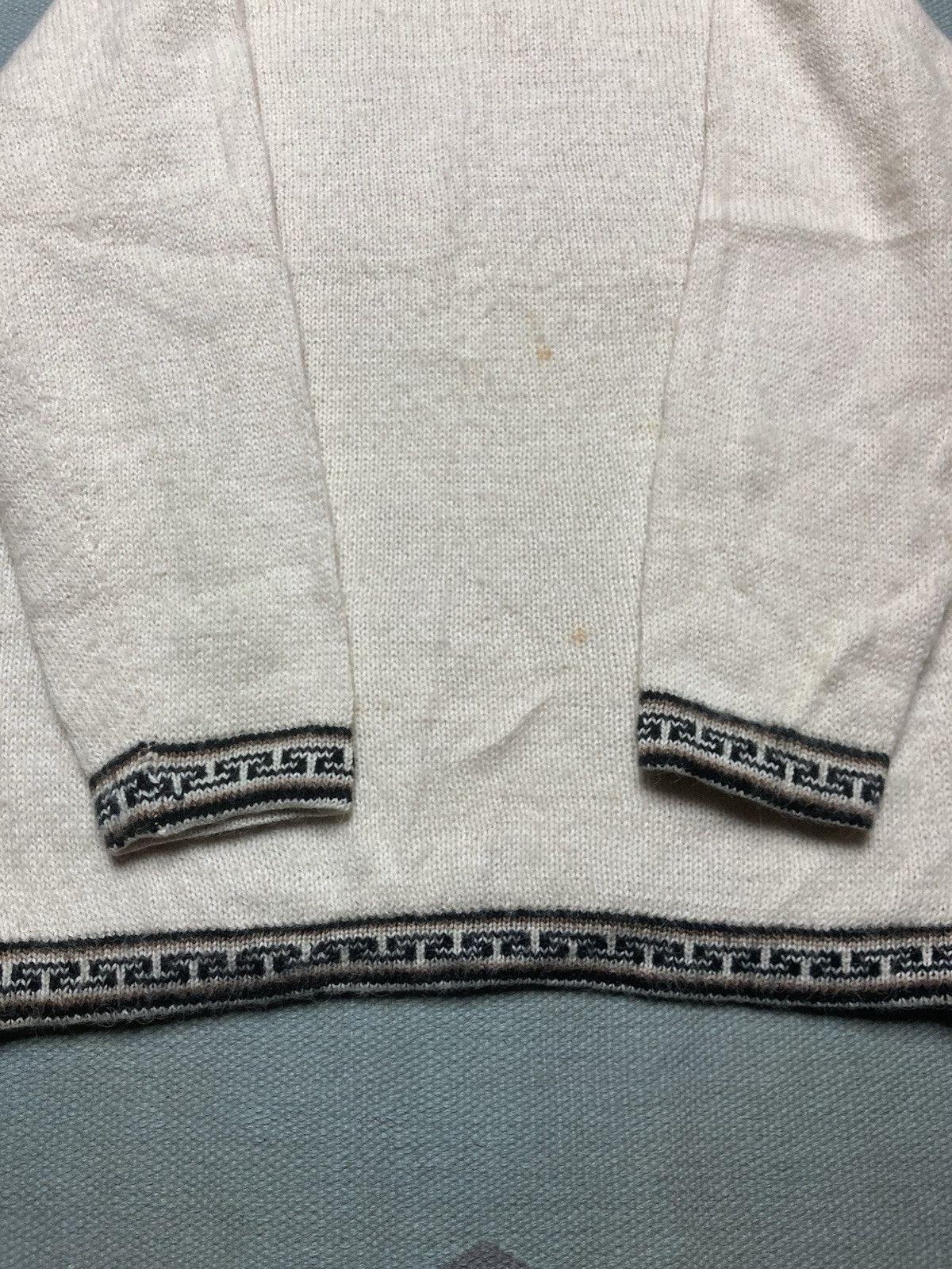Vintage knit sweater angora? fuzzy soft Icelandic Nordic adult XL Size XL / US 12-14 / IT 48-50 - 3 Thumbnail