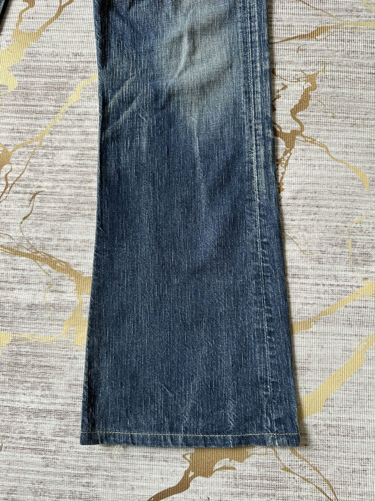 Japanese Brand FLARE Edwin 503 Claw Marks Design Denim Size US 32 / EU 48 - 7 Thumbnail
