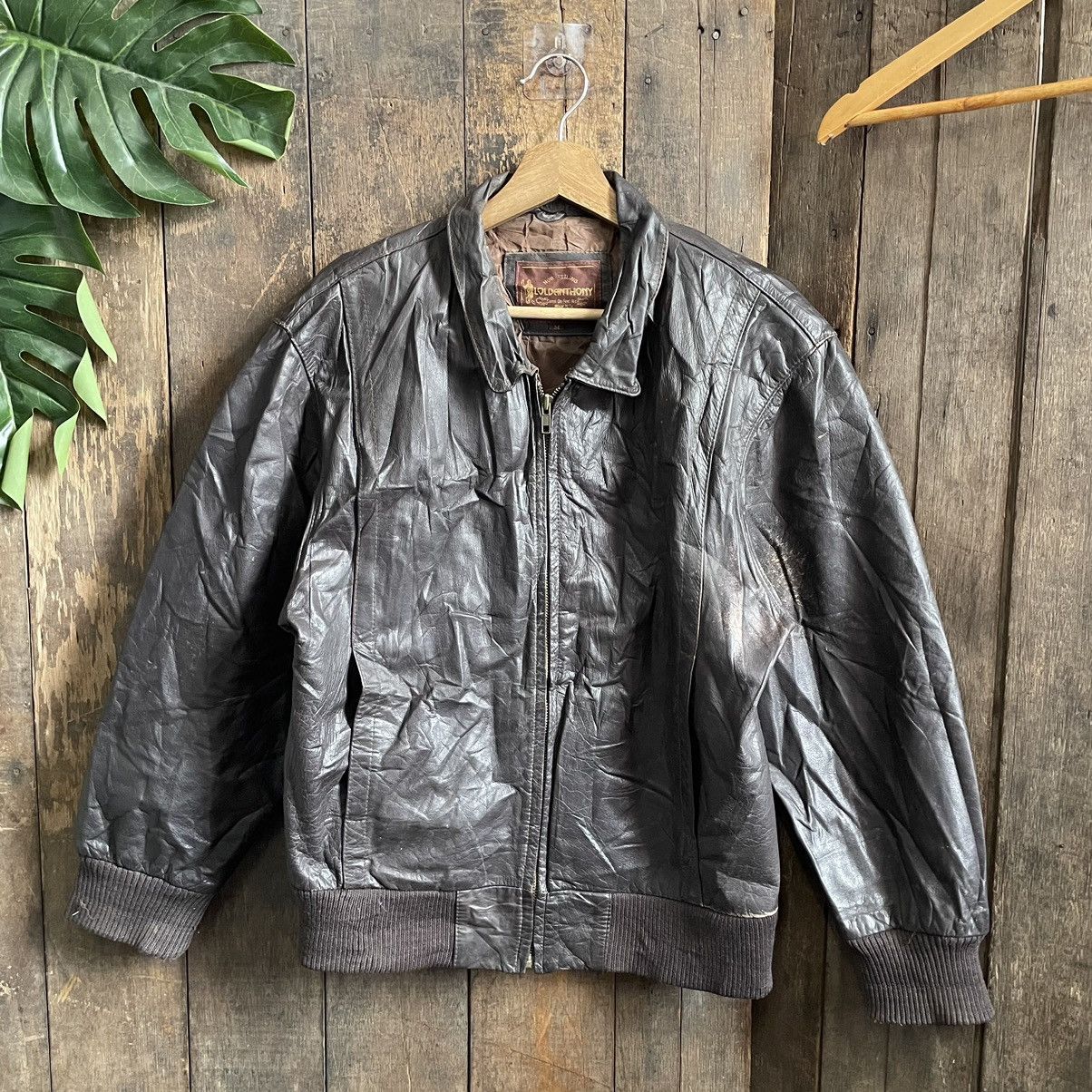 Vintage Vintage Leather Jacket Size US S / EU 44-46 / 1 - 1 Thumbnail
