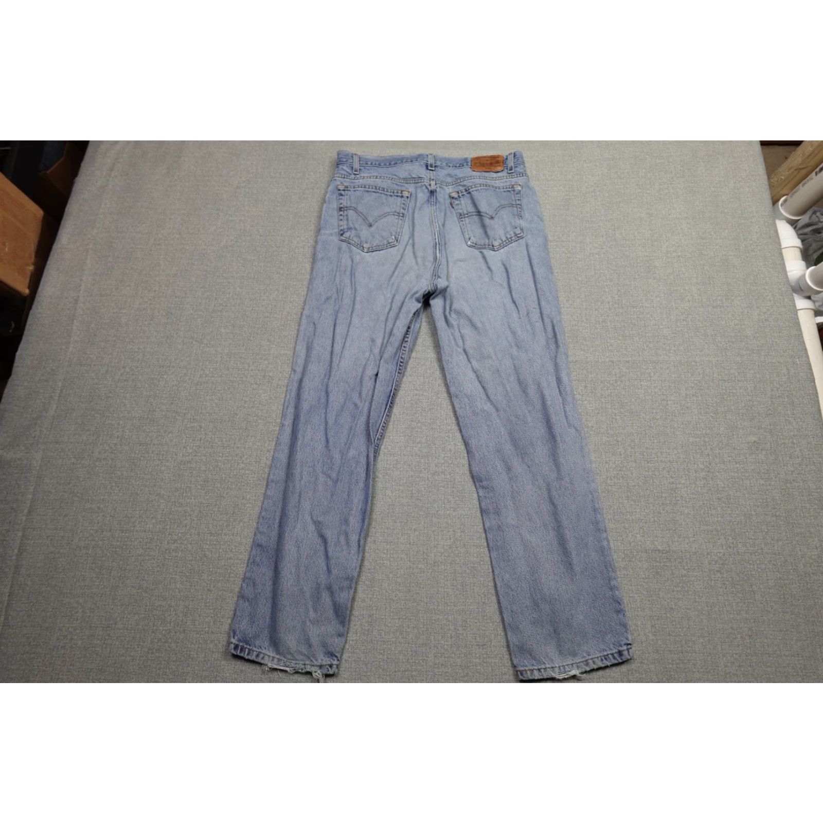Levi's Levi's 540 Jeans Mens 36x30 Blue Relaxed Fit Cowboy Rancher Light Wash Denim Cotton Blend JEANS Mens 90s Cowboy Theme Size US 36 / EU 52 - 4 Thumbnail