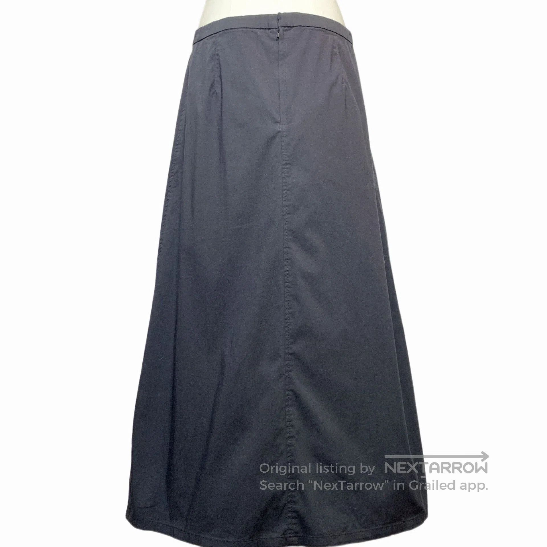 Other Black Ruffled Midi Skirt. Size 30" / US 8 / IT 44 - 2 Thumbnail