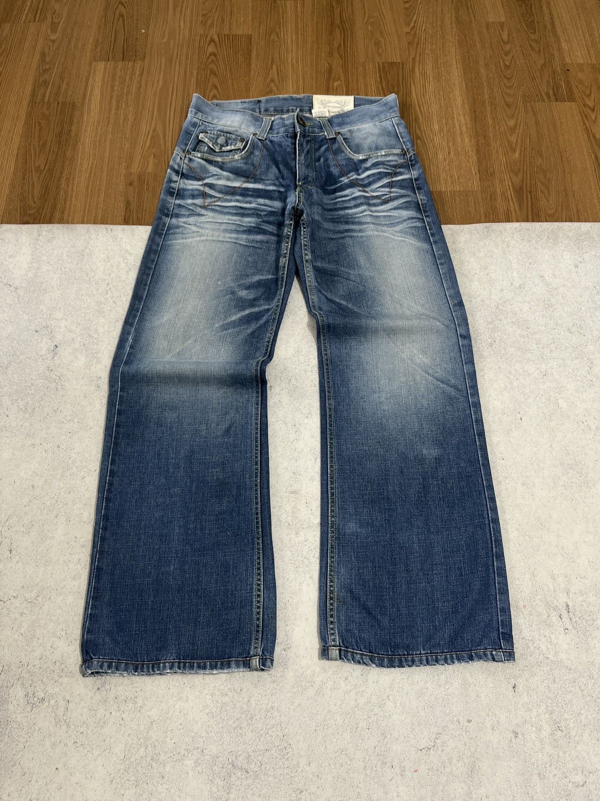 Vintage Air Canada “ Buckle Back “ Bootcut Jeans Size US 32 / EU 48 - 1 Thumbnail