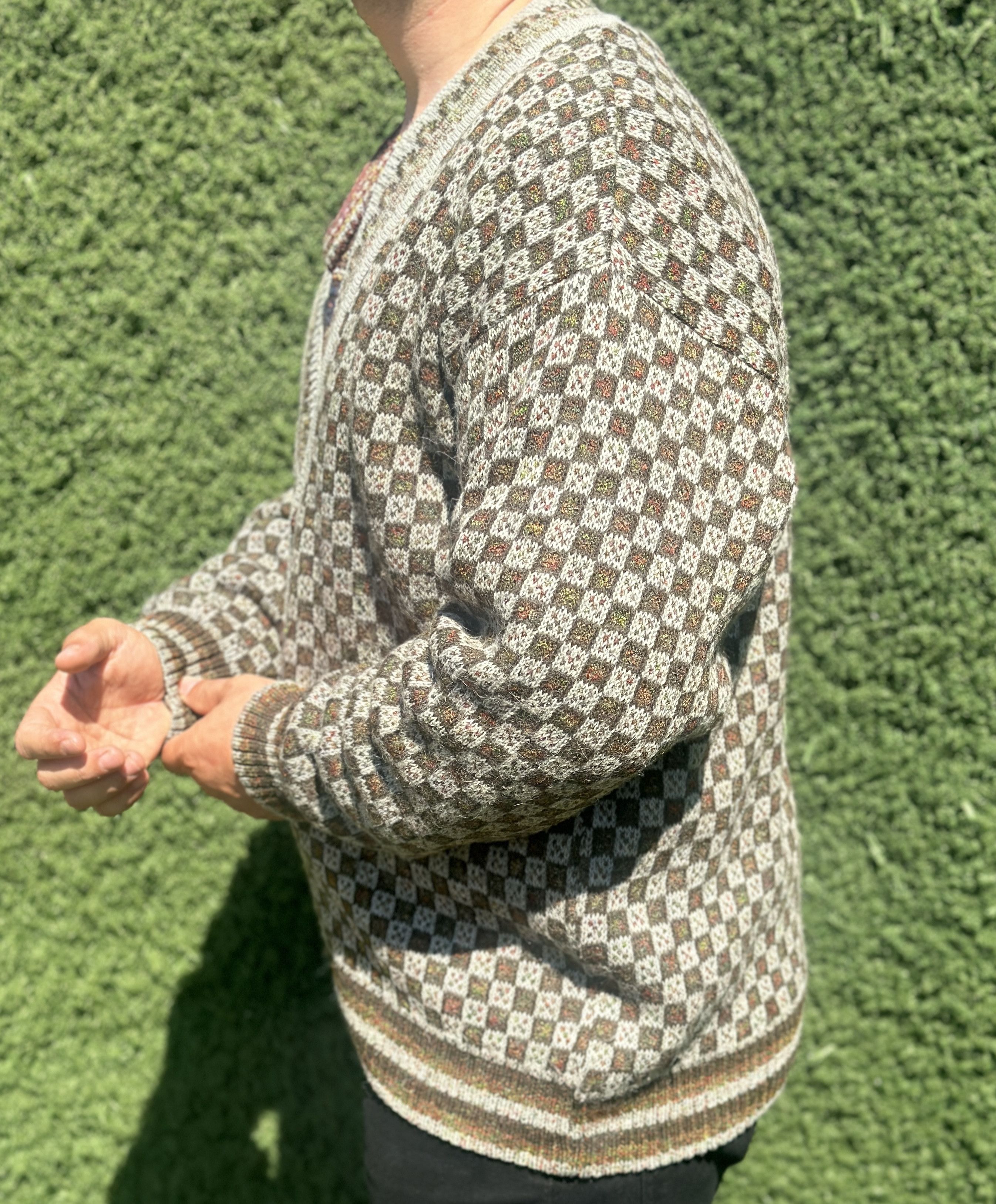 Missoni Rare Alpaca 1995 Missoni Cardigan 3D Pullover Jeresy Size 54 Size US L / EU 52-54 / 3 - 3 Thumbnail