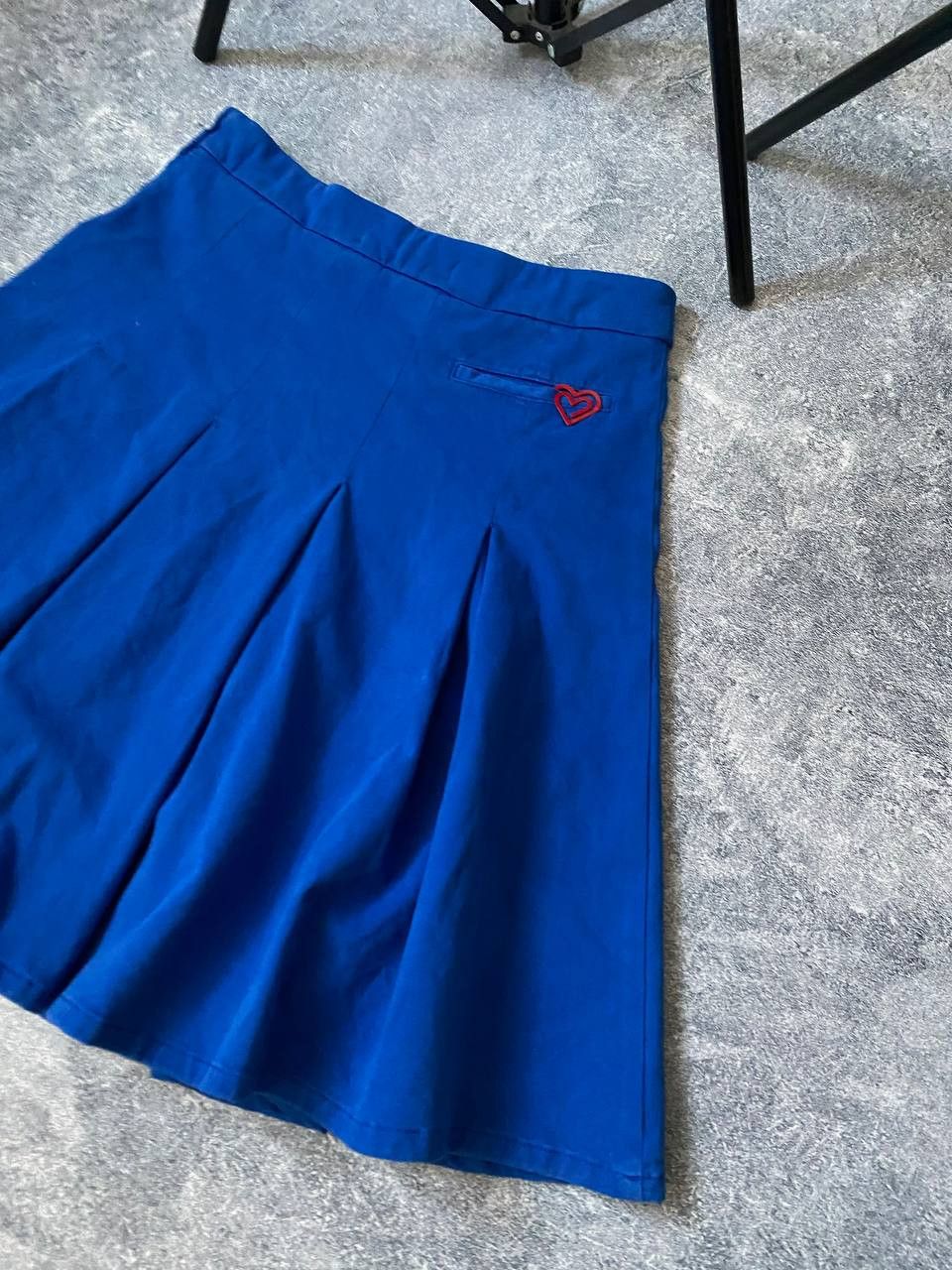 Moschino Mini skirt Love Moschino Blue Harts Size 27" / US 4 / IT 40 - 5 Thumbnail