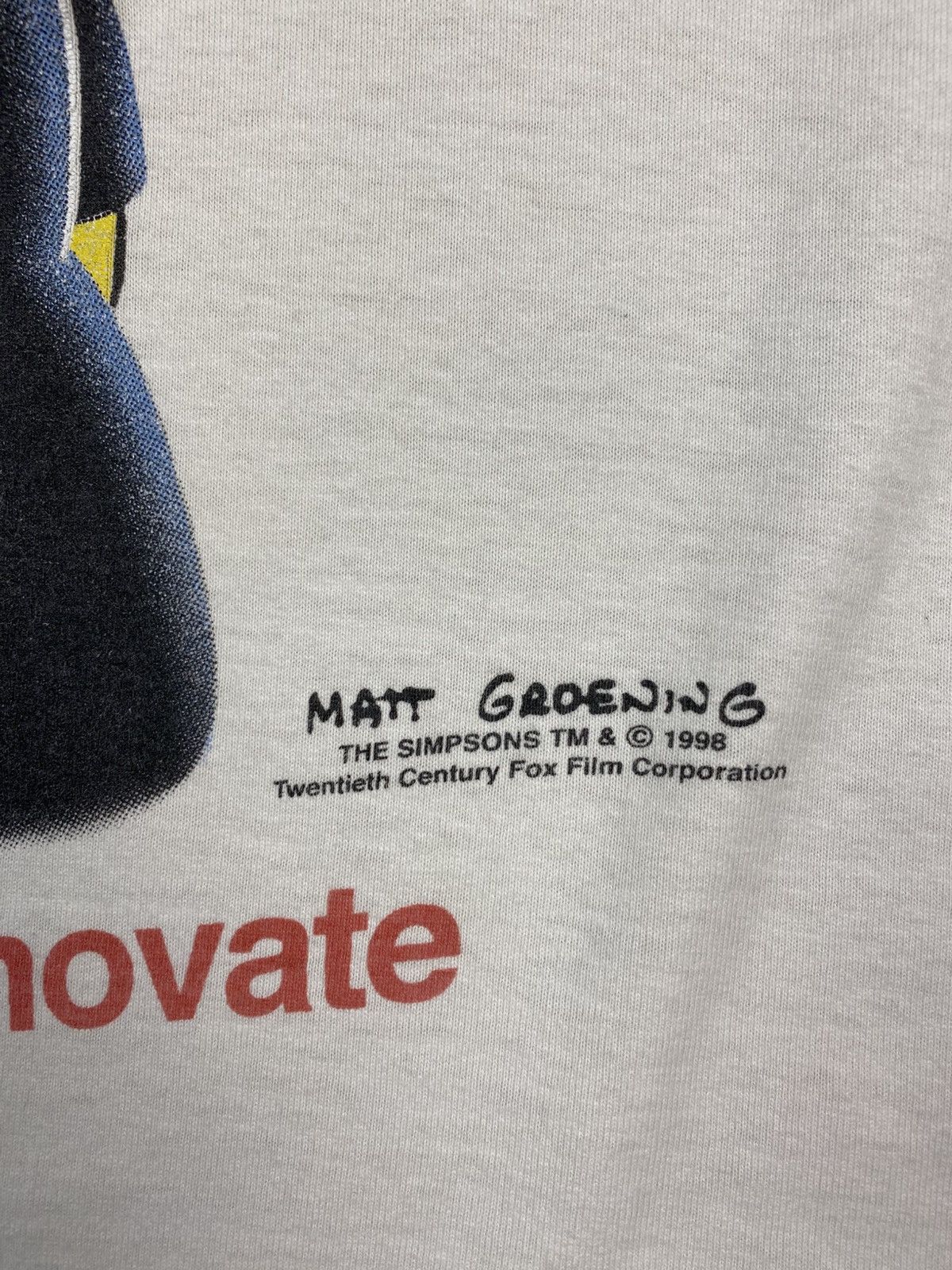 The Simpsons × Vintage Vintage The Simpsons 1998 Hugo Bart T-shirt Size US L / EU 52-54 / 3 - 5 Thumbnail