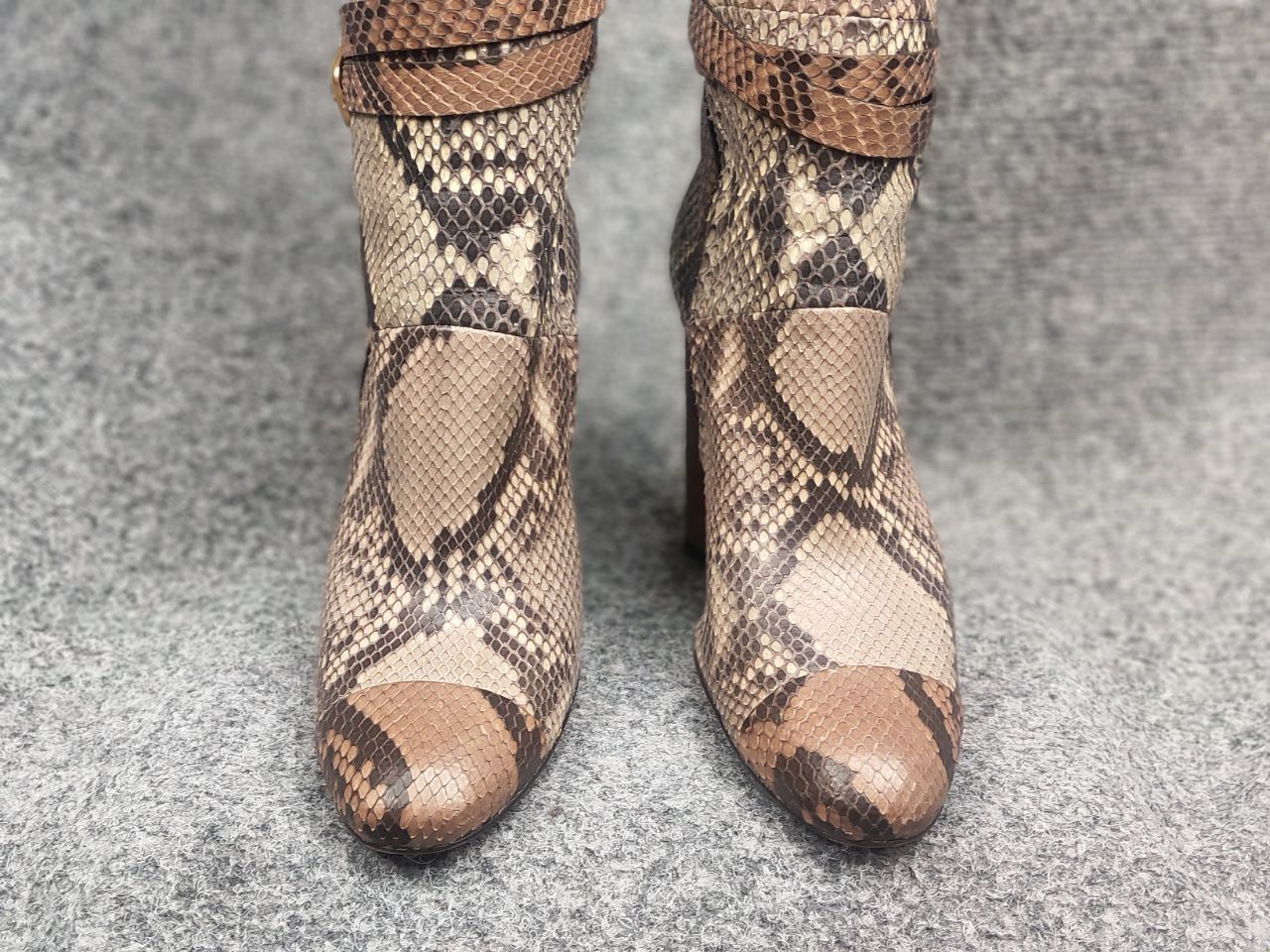 Gucci Gucci Authentic Python Snake Horsebit Knee Zip High Boots Size US 9.5 / IT 39.5 - 8 Thumbnail