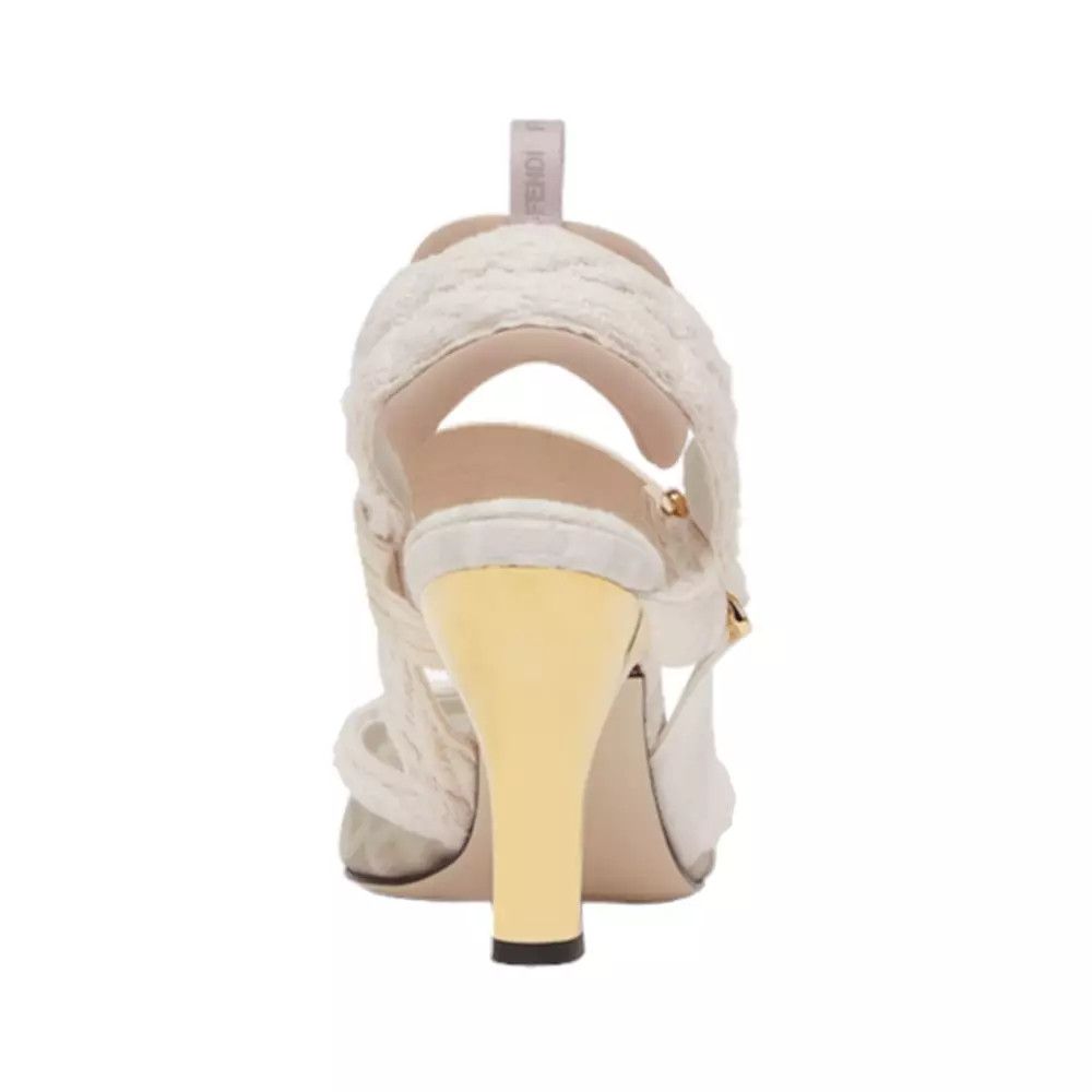 Fendi o1loc1c0824 Colibri in White Size US 12 / IT 42 - 4 Thumbnail