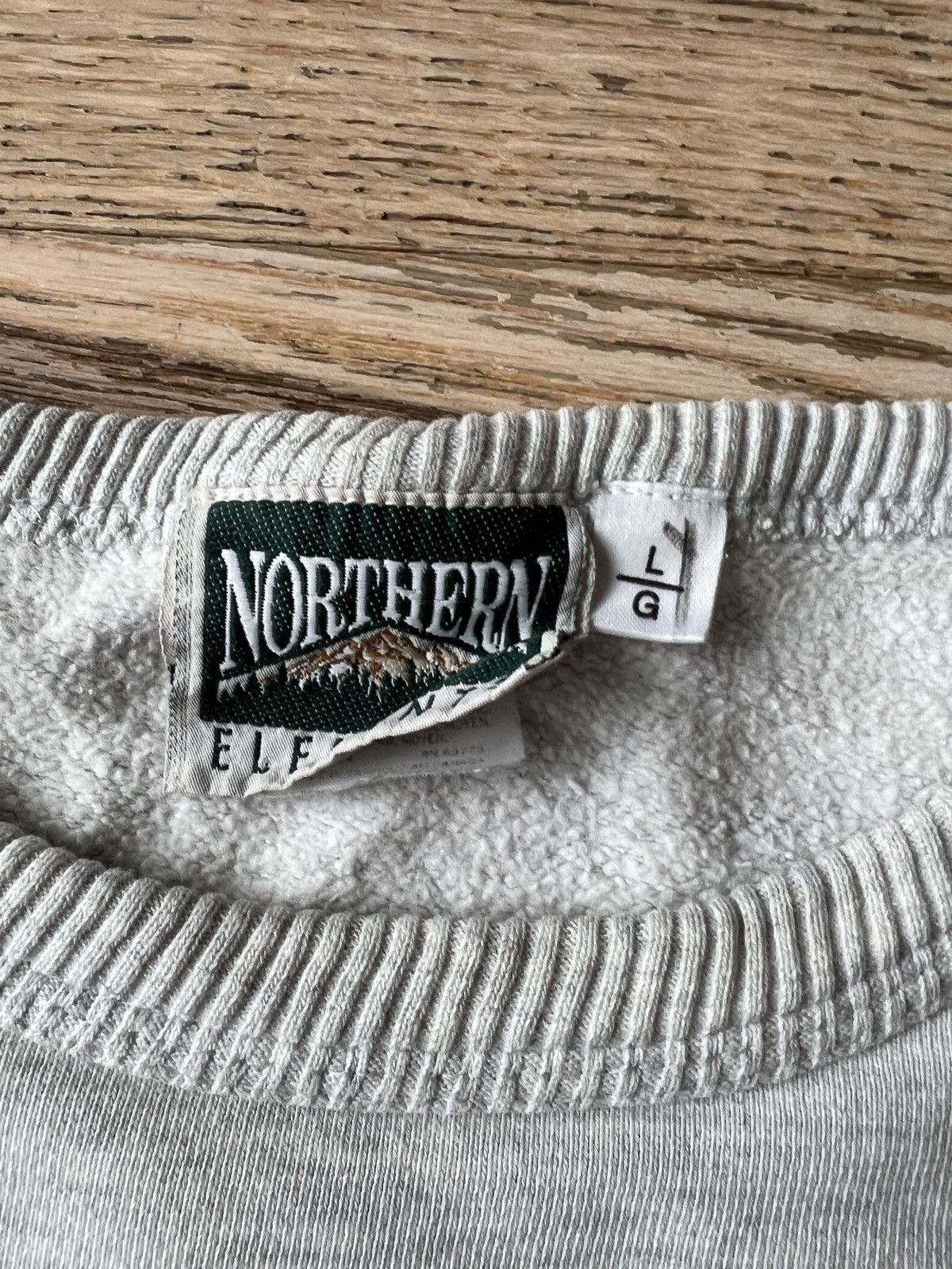 Northern Reflections × Vintage Vintage 90s Northern Elements Golf Crew Sweatshirt Size US L / EU 52-54 / 3 - 2 Thumbnail