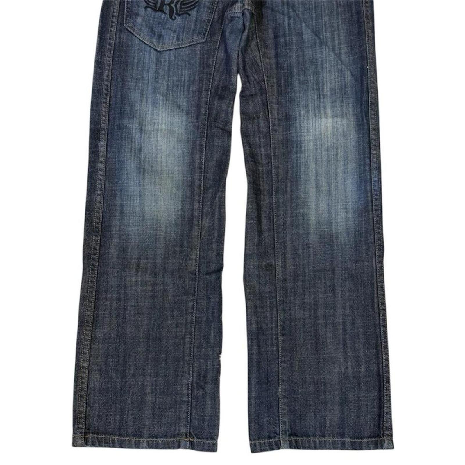 True Religion Vintage Kaporal mud wash unique denim jeans Size US 30 / EU 46 - 6 Thumbnail