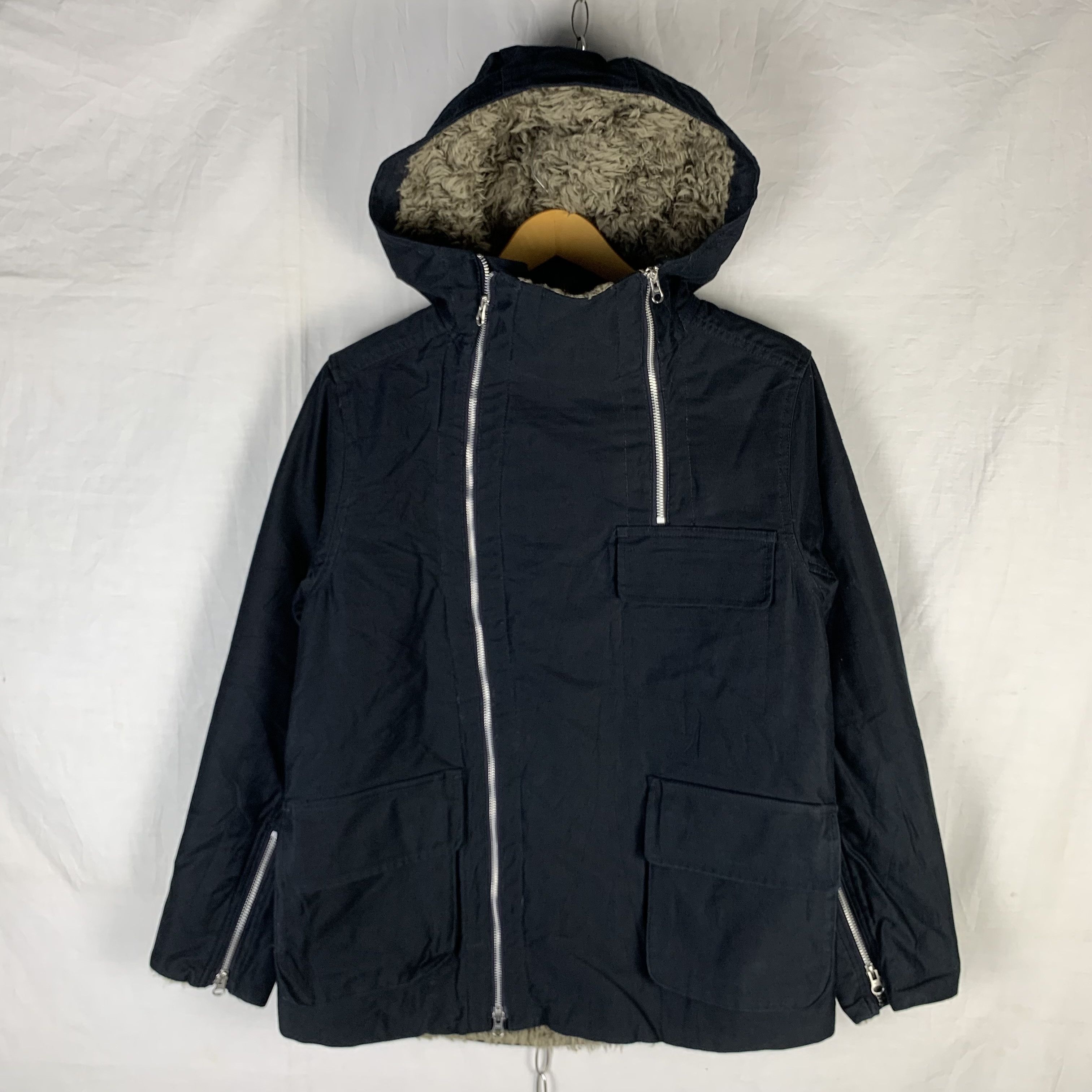 length zucca de short coat p ジャケット・アウター wool Cabane
