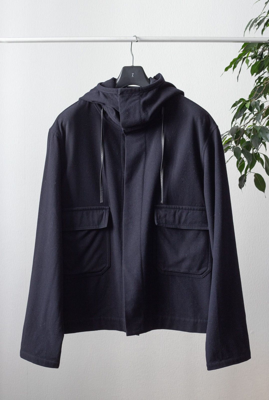 Yohji Yamamoto Yohji Yamamoto pour homme 20AW zip up hoodie coat
