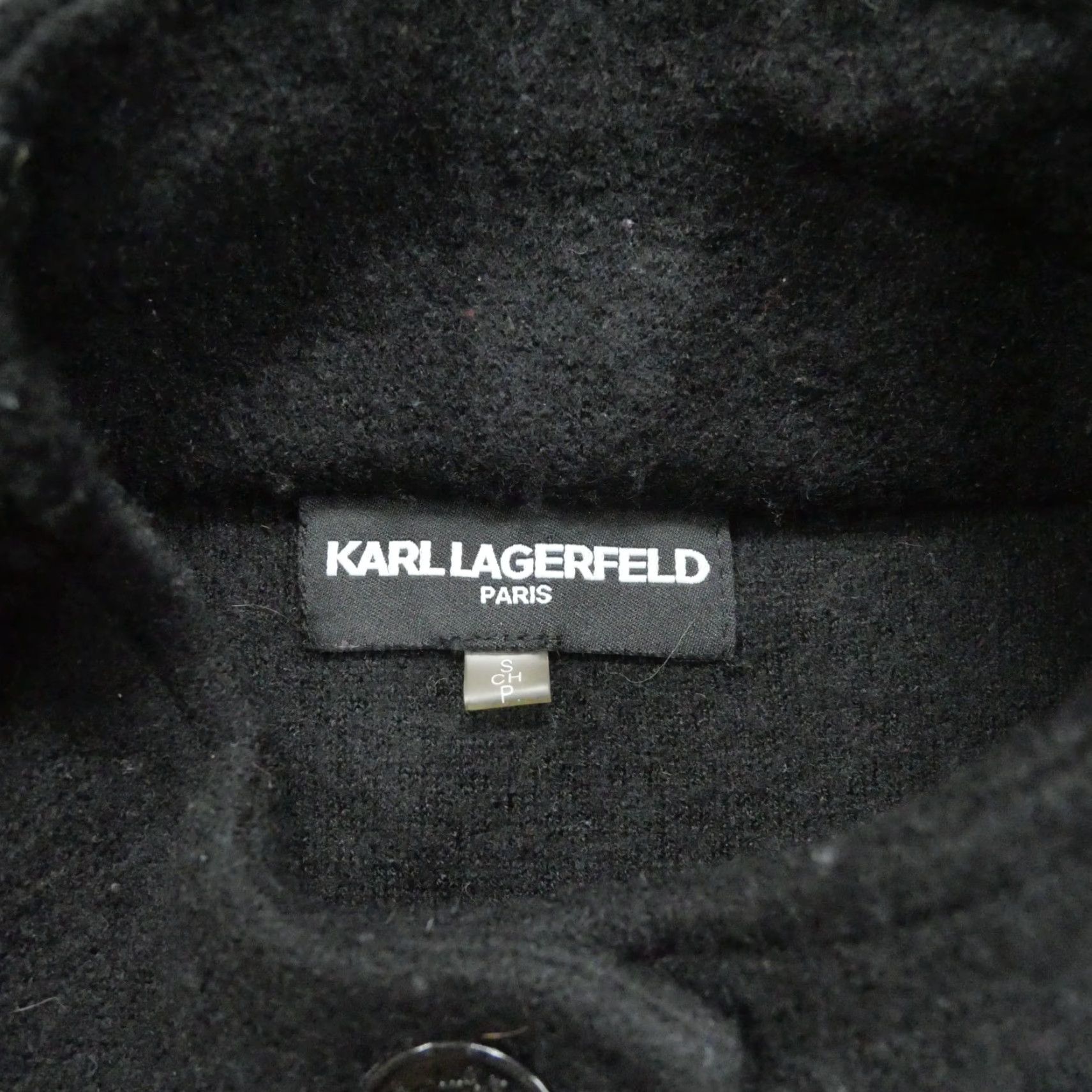 Karl Lagerfeld VINTAGE Karl Lagerfeld Sweater Womens Small Red Tan Black Cardigan Jacket Wool Blend Size S / US 4 / IT 40 - 6 Thumbnail