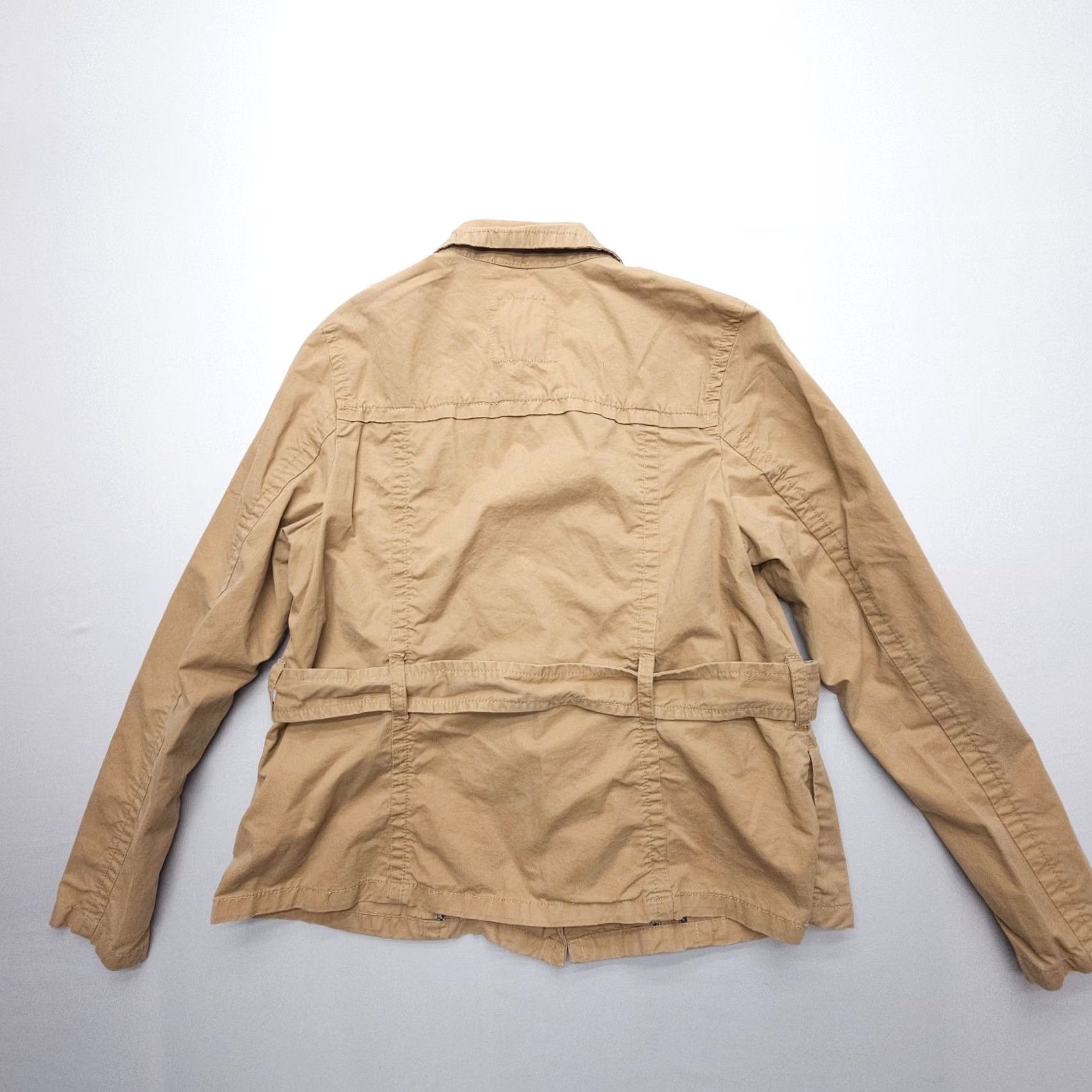 Old Navy Old Navy Button Up Twill Travel Jacket XL Brown Collared Shirt Women Regular Jacket Size XL / US 12-14 / IT 48-50 - 2 Thumbnail