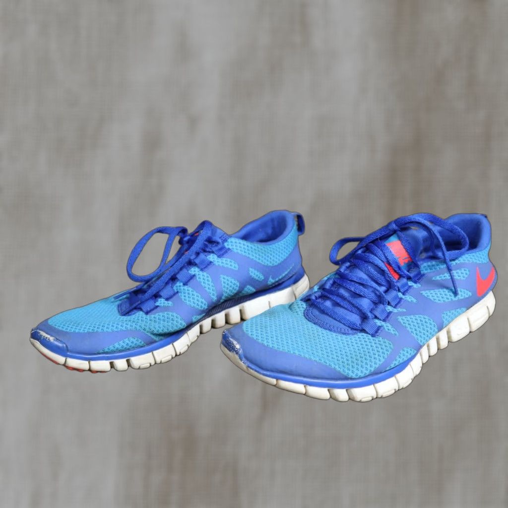 Nike Nike Free 3 Running Shoes Nike Womens Low Top Lace Up 9.5 Blue Purple 454079-404 Womens Nike Run 2011 Shoes Size L / US 10 / IT 46 - 1 Thumbnail