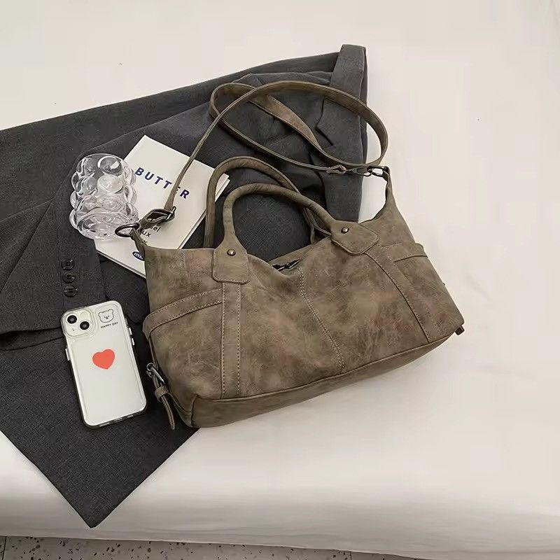 Japanese Brand PU Leather Shoulder Bag Size ONE SIZE - 4 Thumbnail