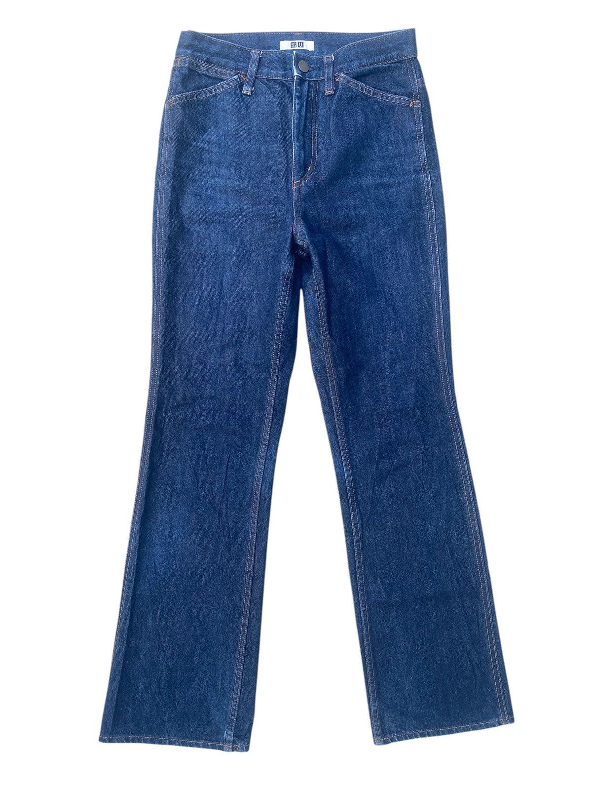 Japanese Brand × Tornado Mart × Uniqlo Flare Jeans Uniqlo Blue Denim Size US 26 / EU 42 - 3 Thumbnail