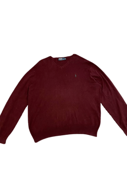 Polo Ralph Lauren Vintage Polo Ralph Lauren V-Neck Sweater Size XL Size US XL / EU 56 / 4 - 1 Thumbnail