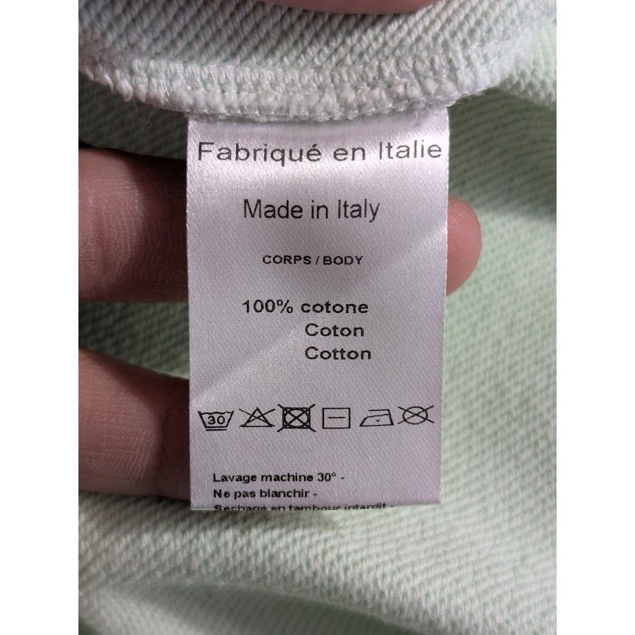 Balmain o1rshd1 Crewneck With B Logo in Light Mint Green Size US M / EU 48-50 / 2 - 16 Thumbnail