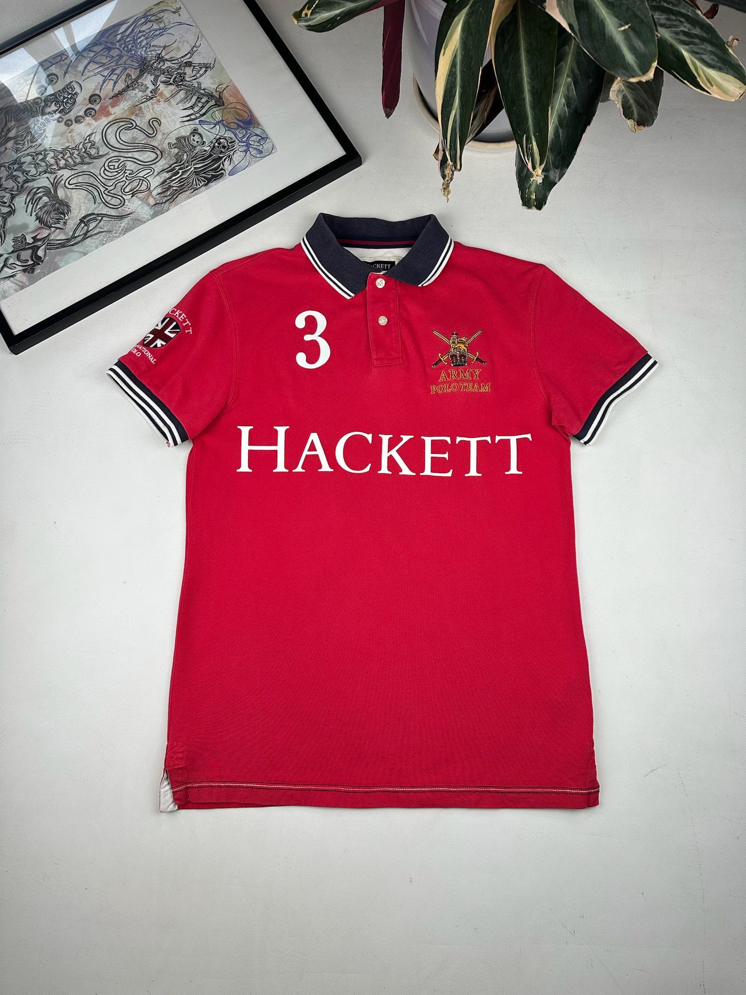 Hackett HACKETT VINTAGE RACING LUXURY POLO SHIRT Size US S / EU 44-46 / 1 - 1 Thumbnail