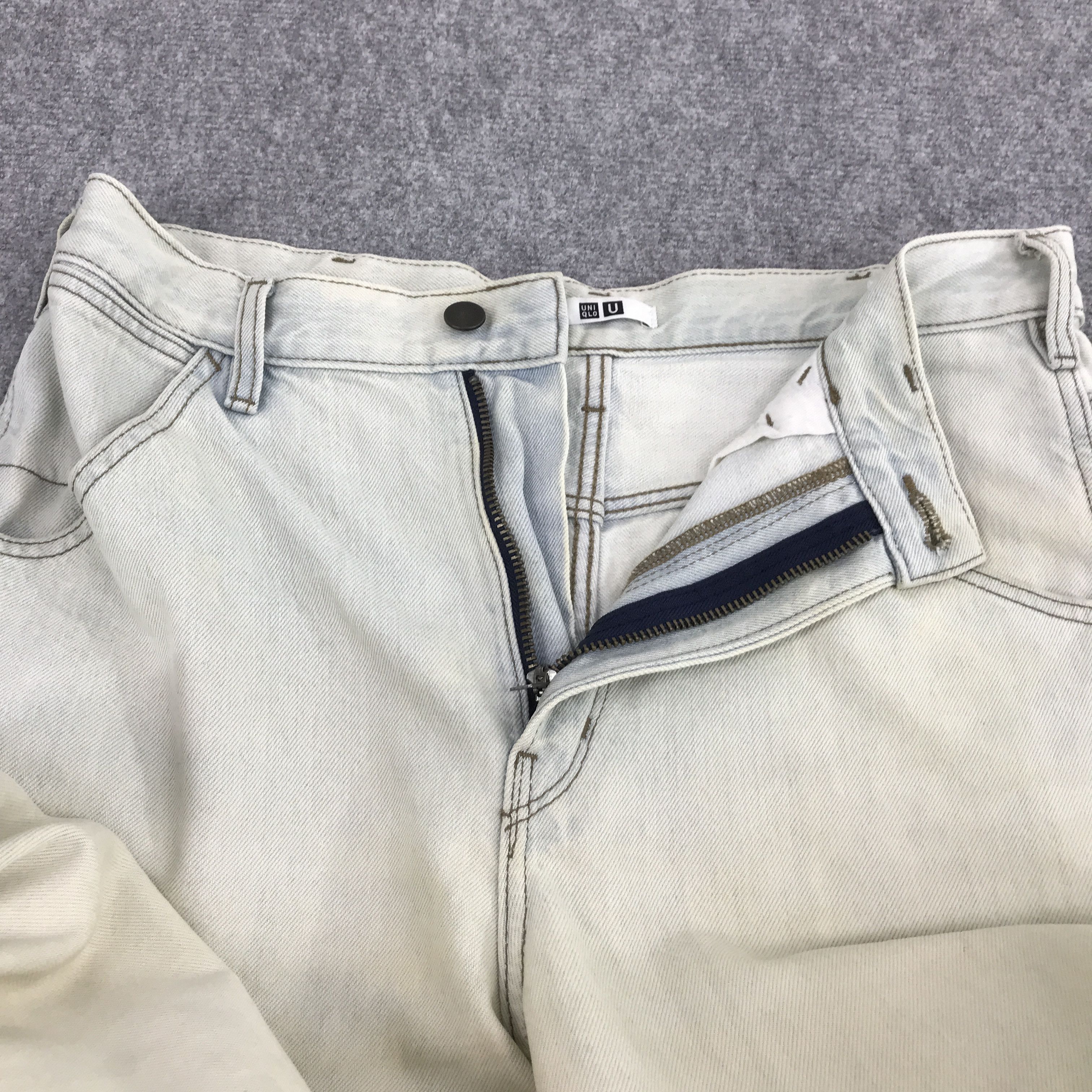 JW Anderson × Uniqlo Jw Anderson x uniqlo baggy Distressed jean pants Size US 30 / EU 46 - 7 Thumbnail