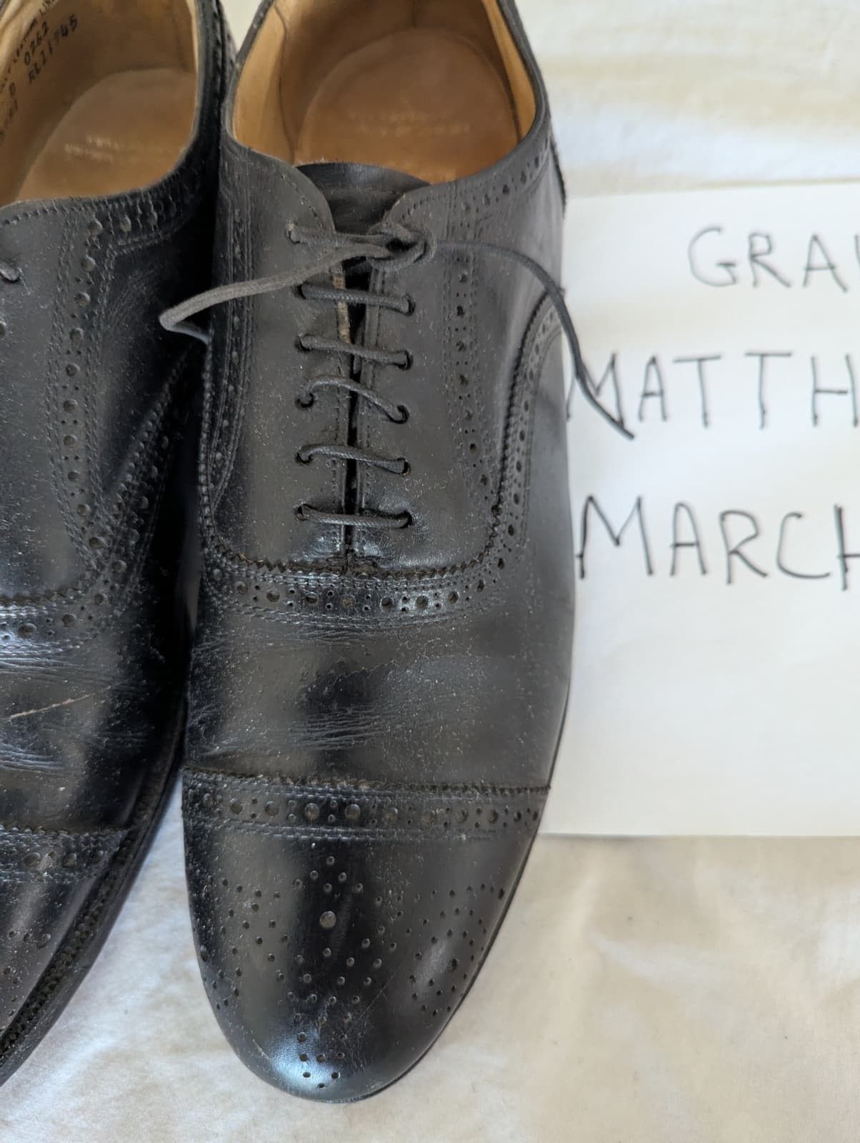 Other Vintage leather Ralph Lauren Shoes Size US 12 / EU 45 - 4 Thumbnail
