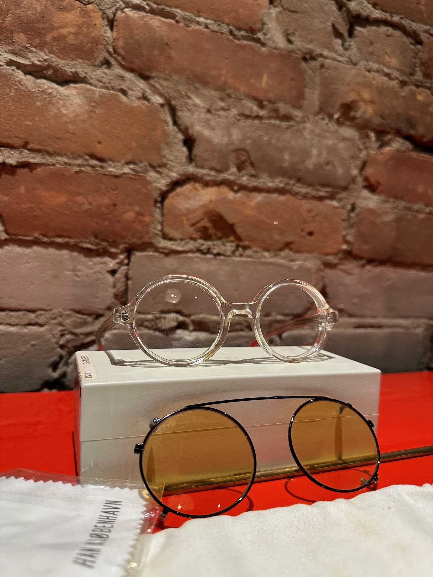 Han Kjobenhavn Han Kjøbenhavn Clear Clip-On DOC Sunglasses Size ONE SIZE - 4 Thumbnail