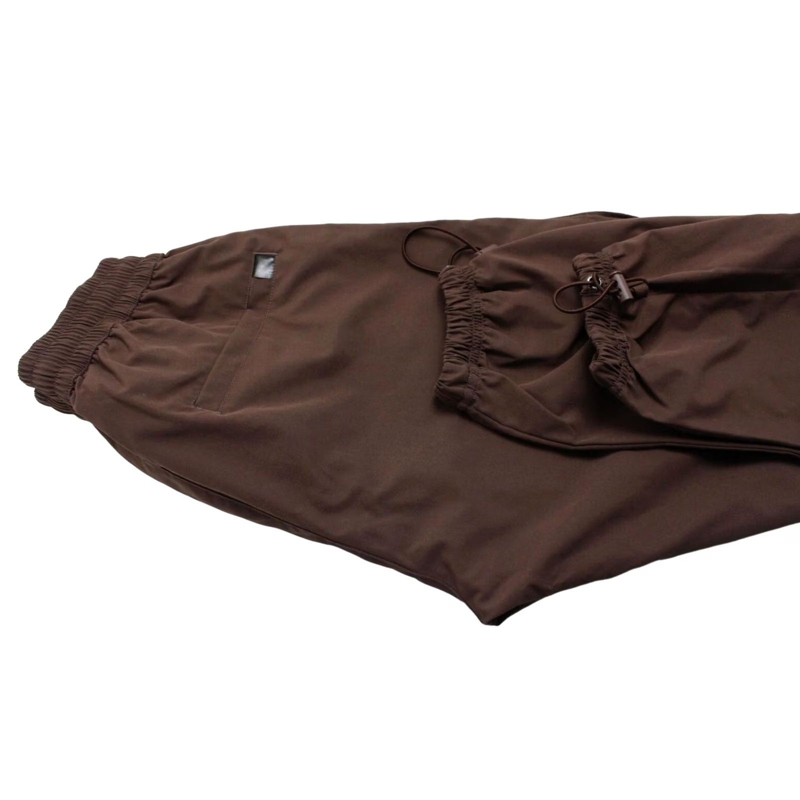 Vintage BALANCE ATHLETICA The Celsius Cargo Trousers Men's XS Drawstring Woven Brown Size US 27 - 4 Thumbnail