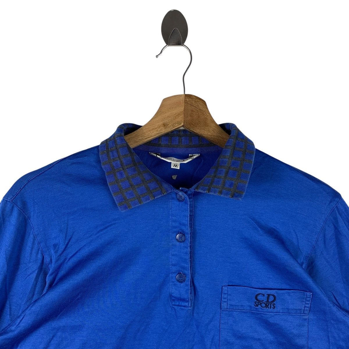Christian Dior Monsieur Vintage Christian Dior Sports Long Sleeve Polo Tee Size US M / EU 48-50 / 2 - 2 Thumbnail